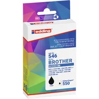 Edding Druckerpatrone EDD-546 18-546 (kompatibel zu brother LC-223BK), schwarz, ca. 610 Seiten 4057305063649 Edding