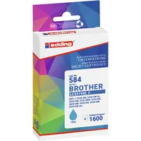 edding Tintenpatrone Kompatibel mit Brother LC-3219XL-C cyan