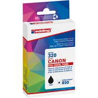 Edding Druckerpatrone EDD-320 18-320 (kompatibel zu Canon PGI-550XL), schwarz, ca. 850 Seiten 4057305063960 Edding