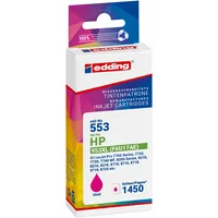 Edding Druckerpatrone EDD-553 18-553 (kompatibel mit HP), magenta, ca. 1450 Seiten 4057305017673 Edding