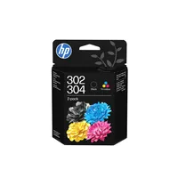 HP Tintenpatrone 302/304 schwarz, cyan/magenta/gelb