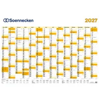 Soennecken Plakatkalender 5178-27, 14 Monate / 1 Seite, 100x70cm (BxH), 2027