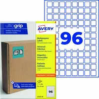 Avery Zweckform Universaletikett ultragrip 20 x 20 mm (B x H)