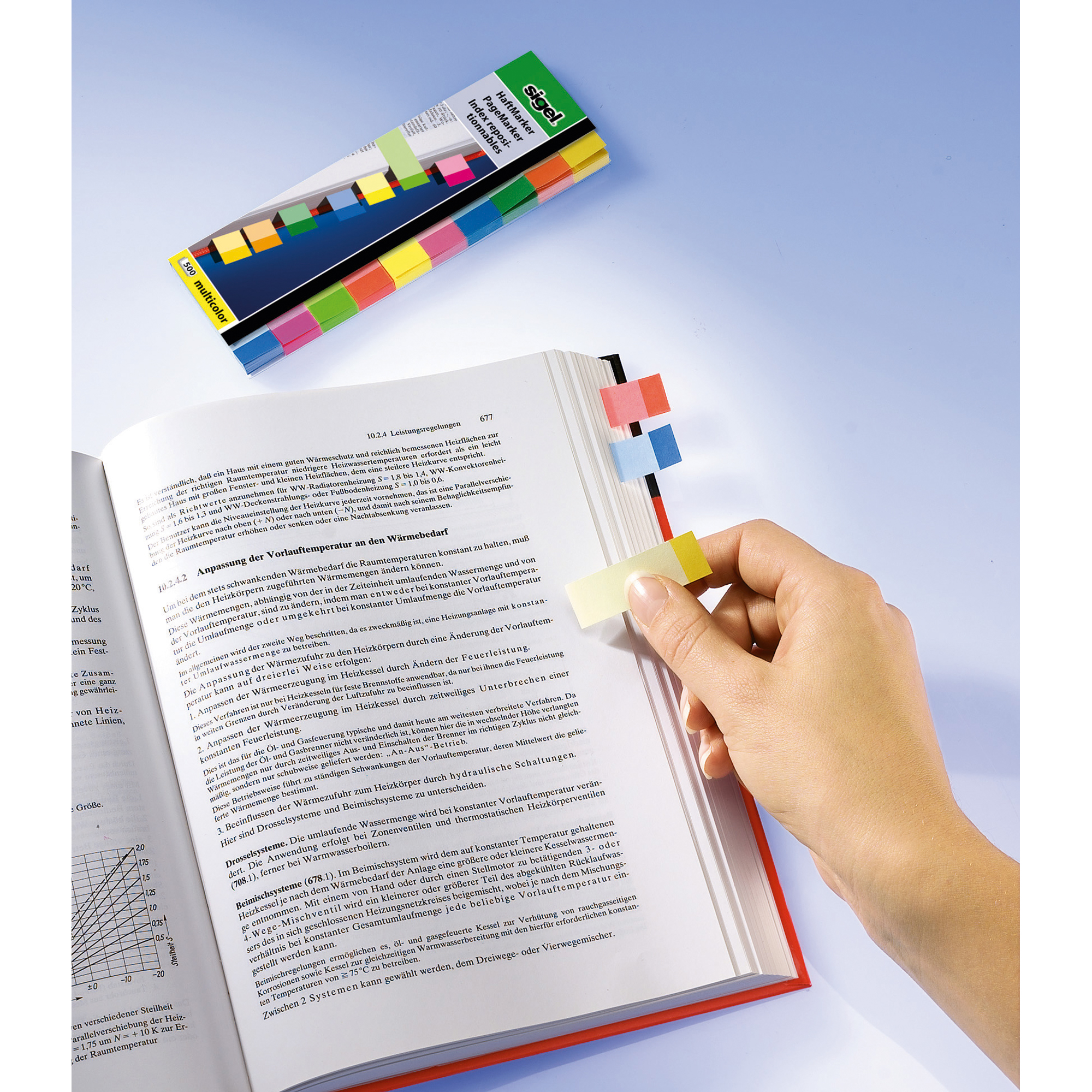 SIGEL Haftmarker Multicolor — 2