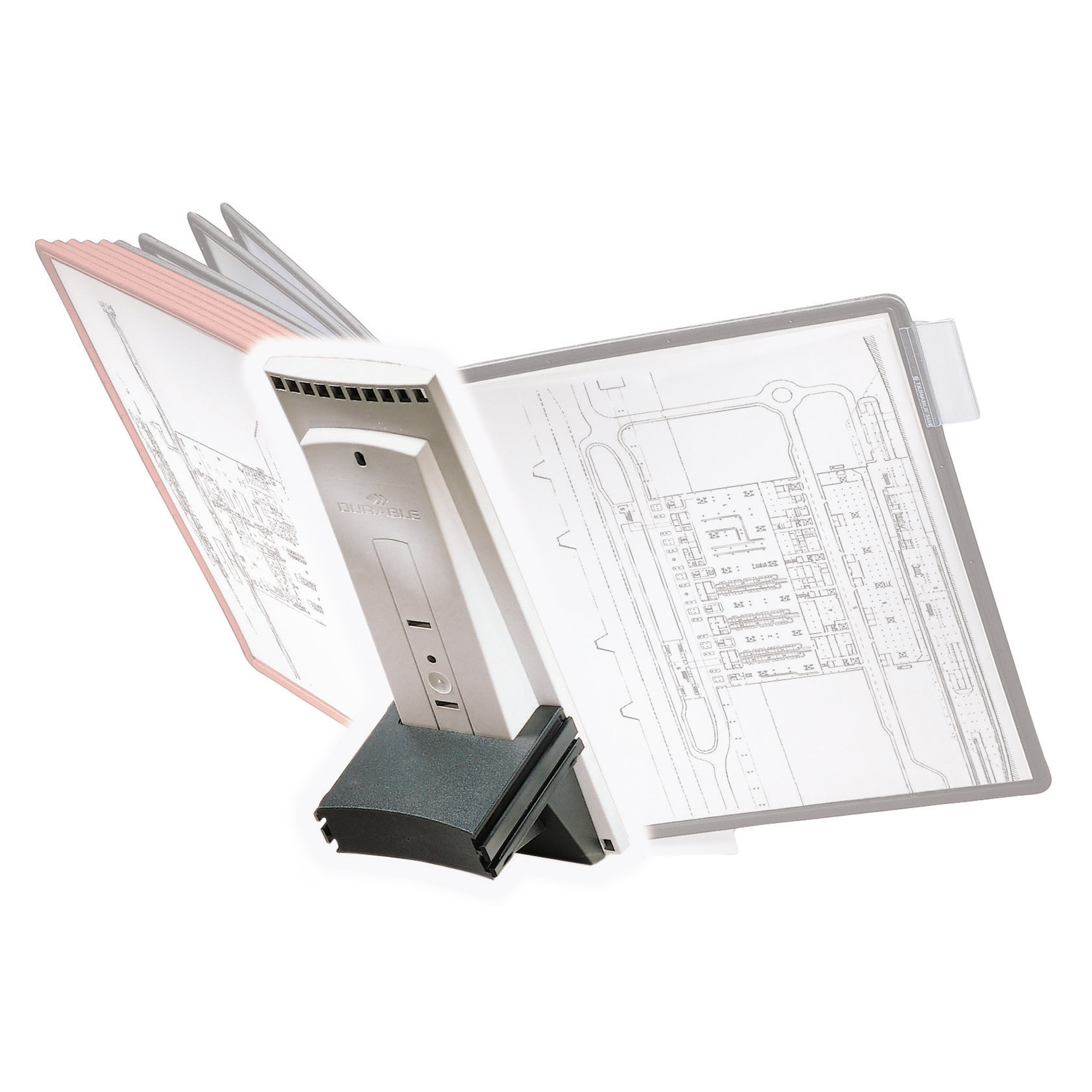 DURABLE Sichttafelständer SHERPA® EXTENSION MODULE 10 — 2