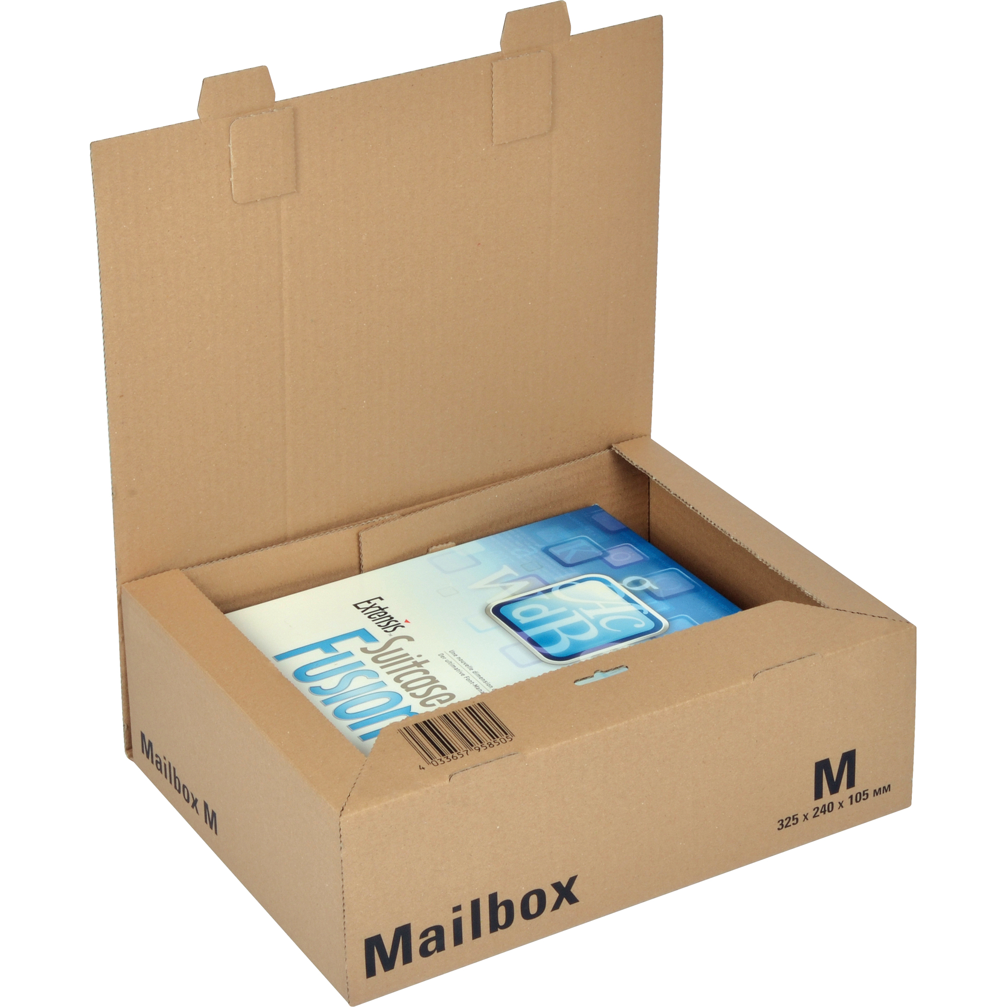 Colompac CP098.03 Shipping box Corrugated cardboard A4+ Brown