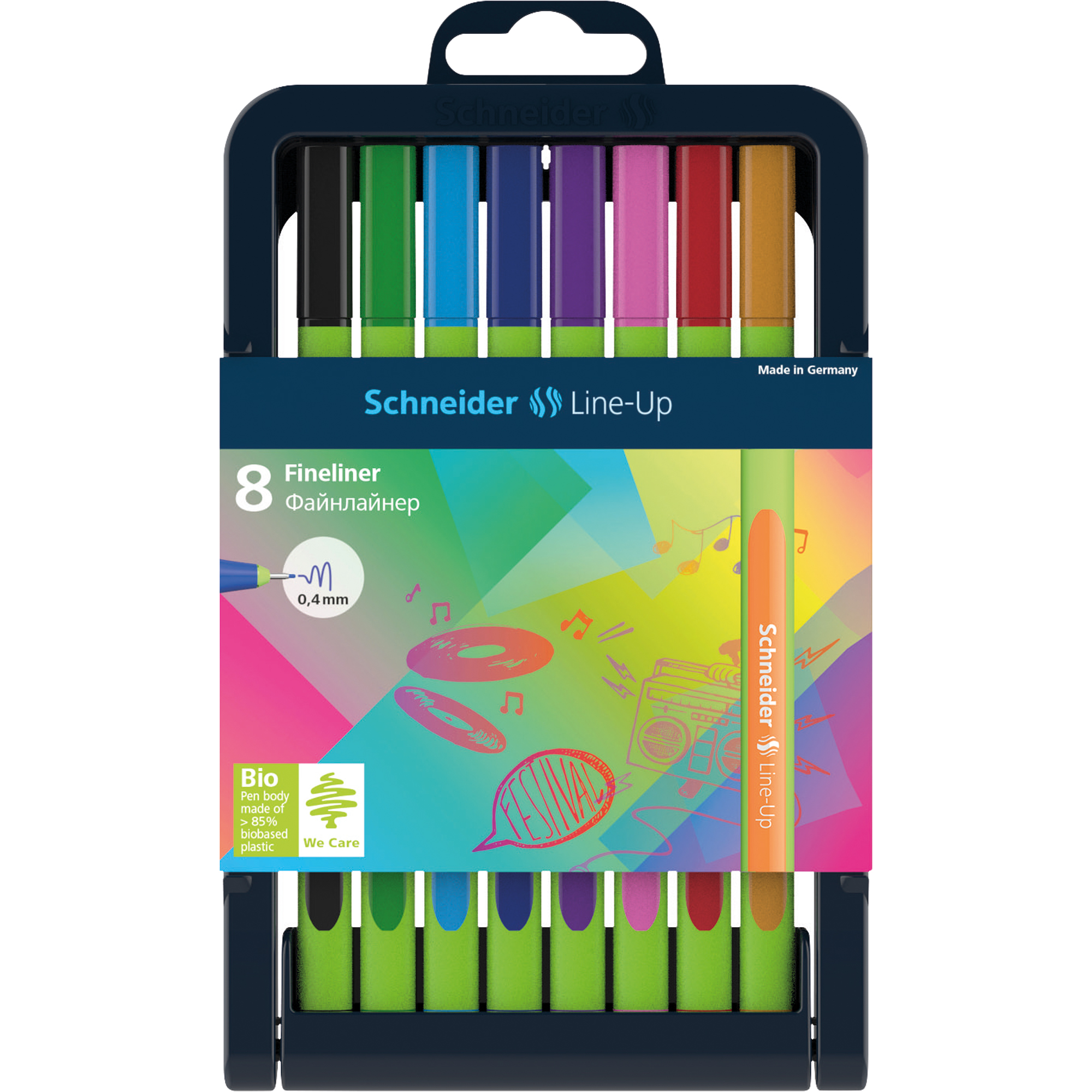 Schneider Fineliner Line-Up 8 St./Pack. — 2