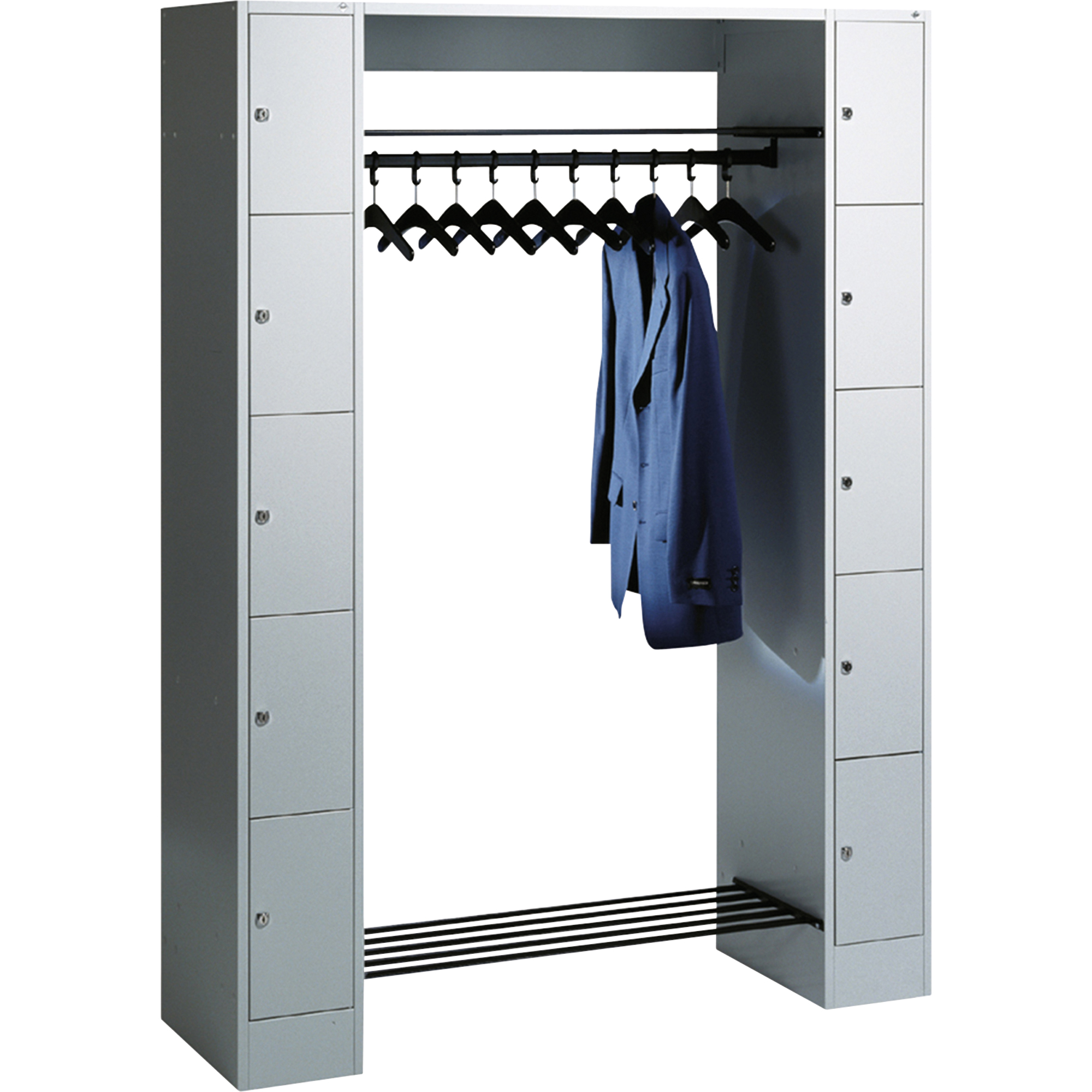 C+P Garderobenschrank Serie 8070 10 Fächer — 2