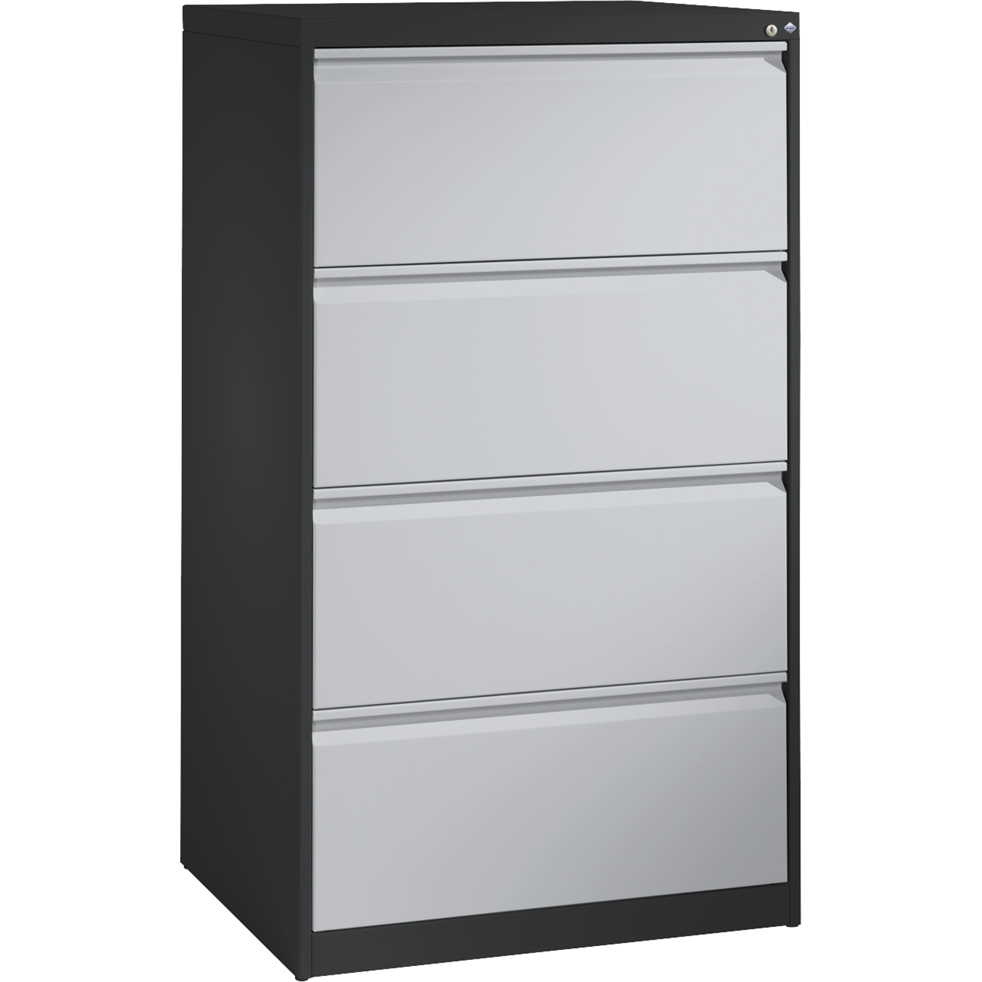 C+P Hängeregistraturschrank Acurado 787 x 1.357 x 590 mm (B x H x T) anthrazit — 2
