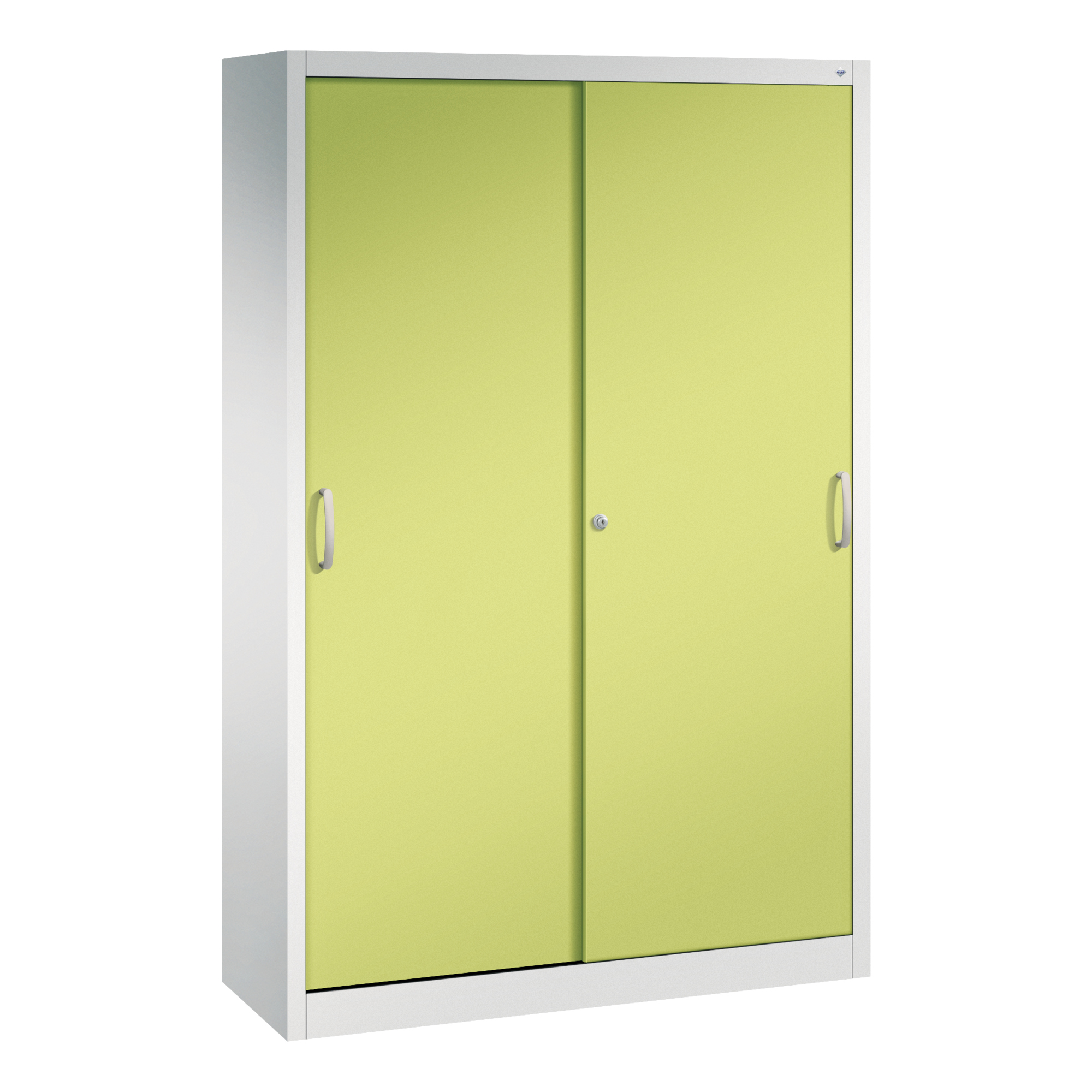 C+P Schiebetürenschrank Acurado 1.200 x 1.950 x 400 mm (B x H x T) lichtgrau — 2