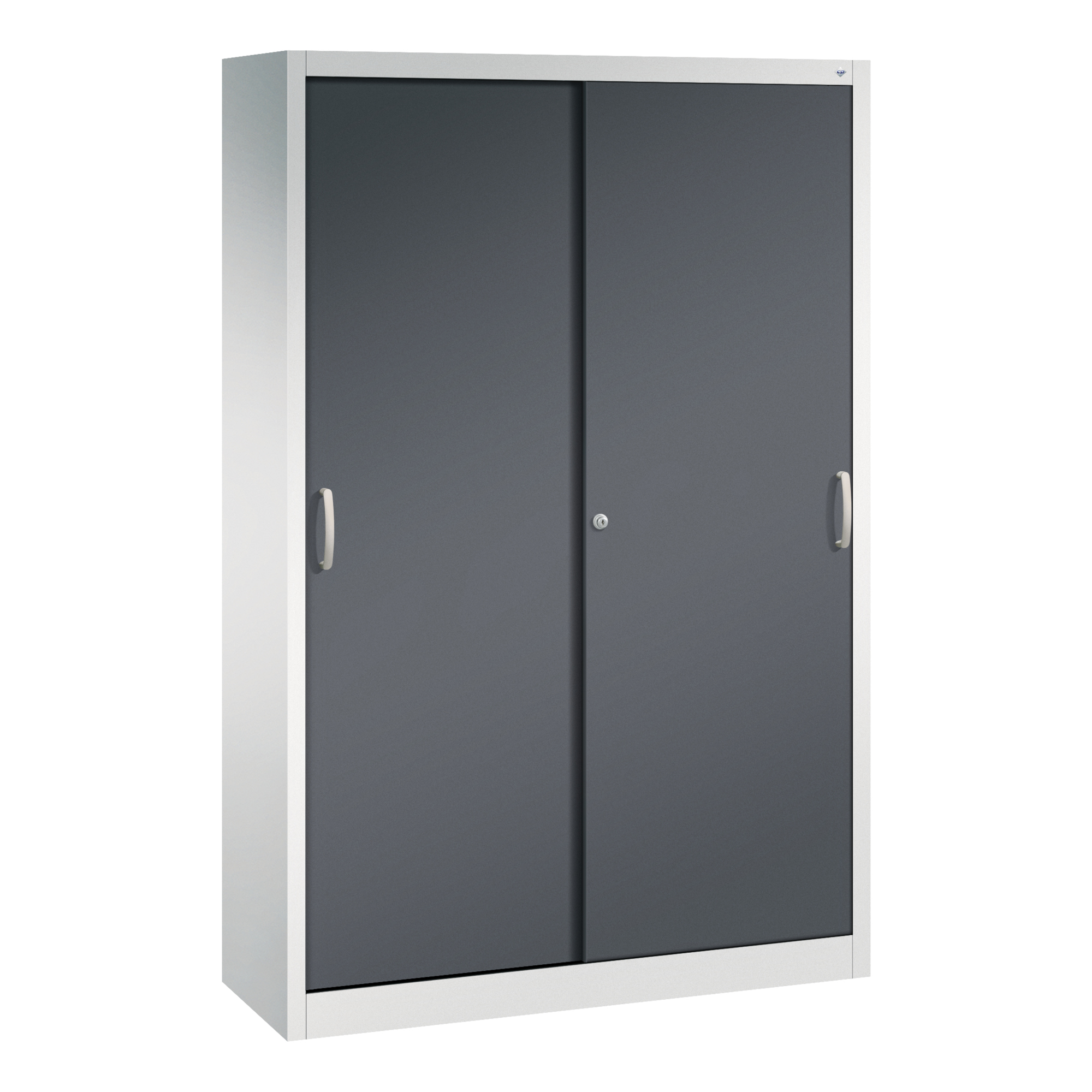 C+P Schiebetürenschrank Acurado 1.200 x 1.950 x 400 mm (B x H x T) lichtgrau — 2