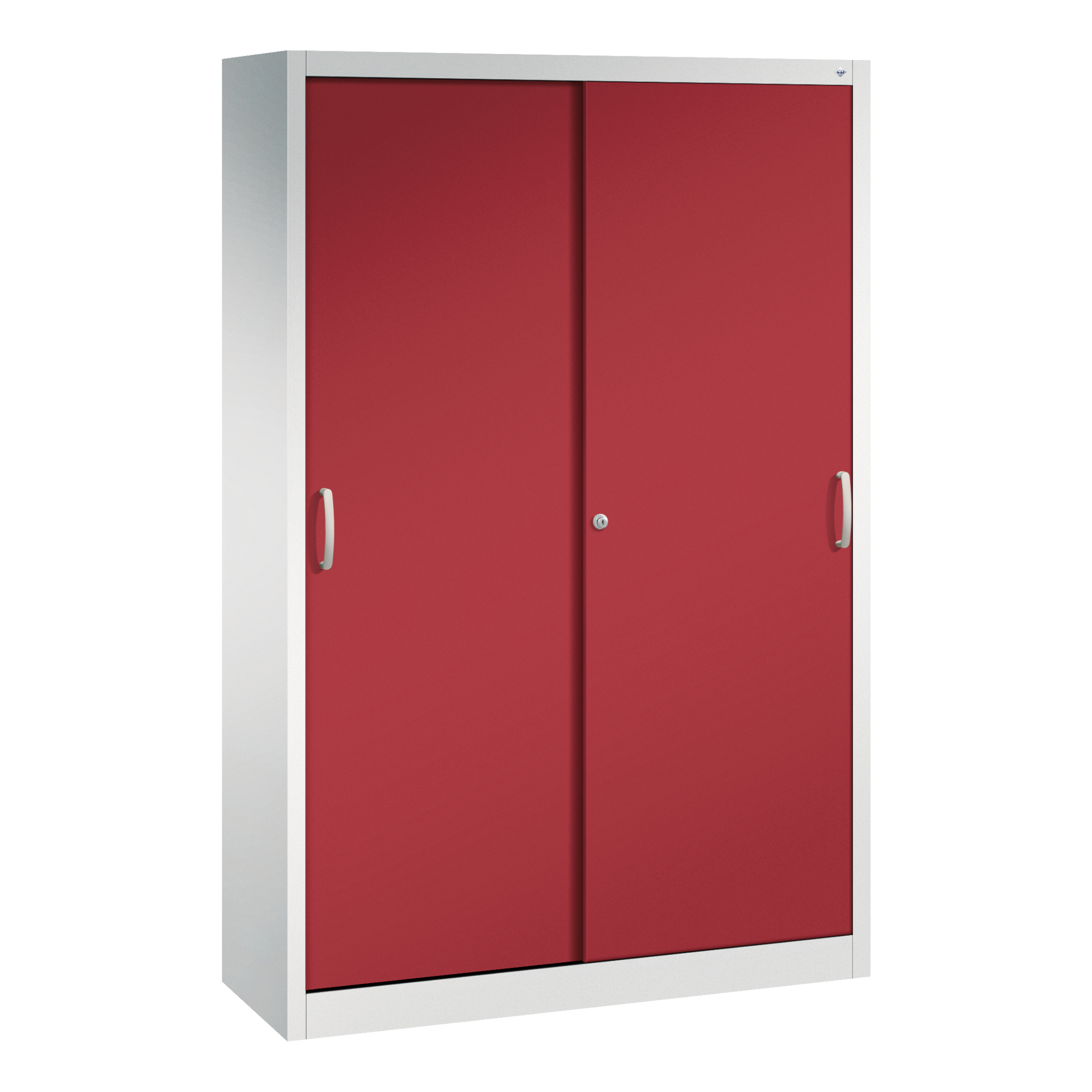 C+P Schiebetürenschrank Acurado 1.200 x 1.950 x 400 mm (B x H x T) lichtgrau — 2