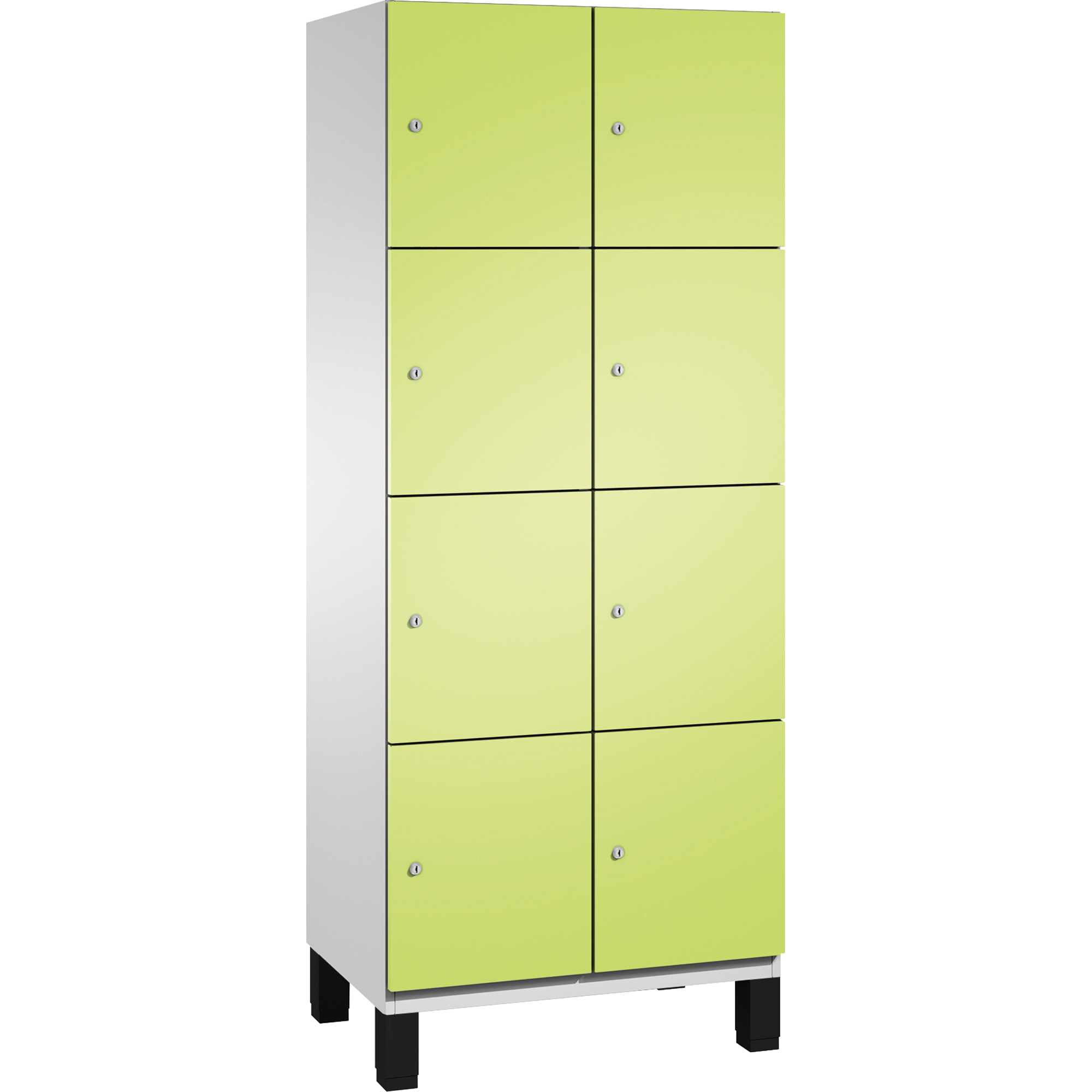 C+P Schließfachschrank Cambio 800 x 1.980 x 525 mm (B x H x T) 8 Fächer lichtgrau — 2