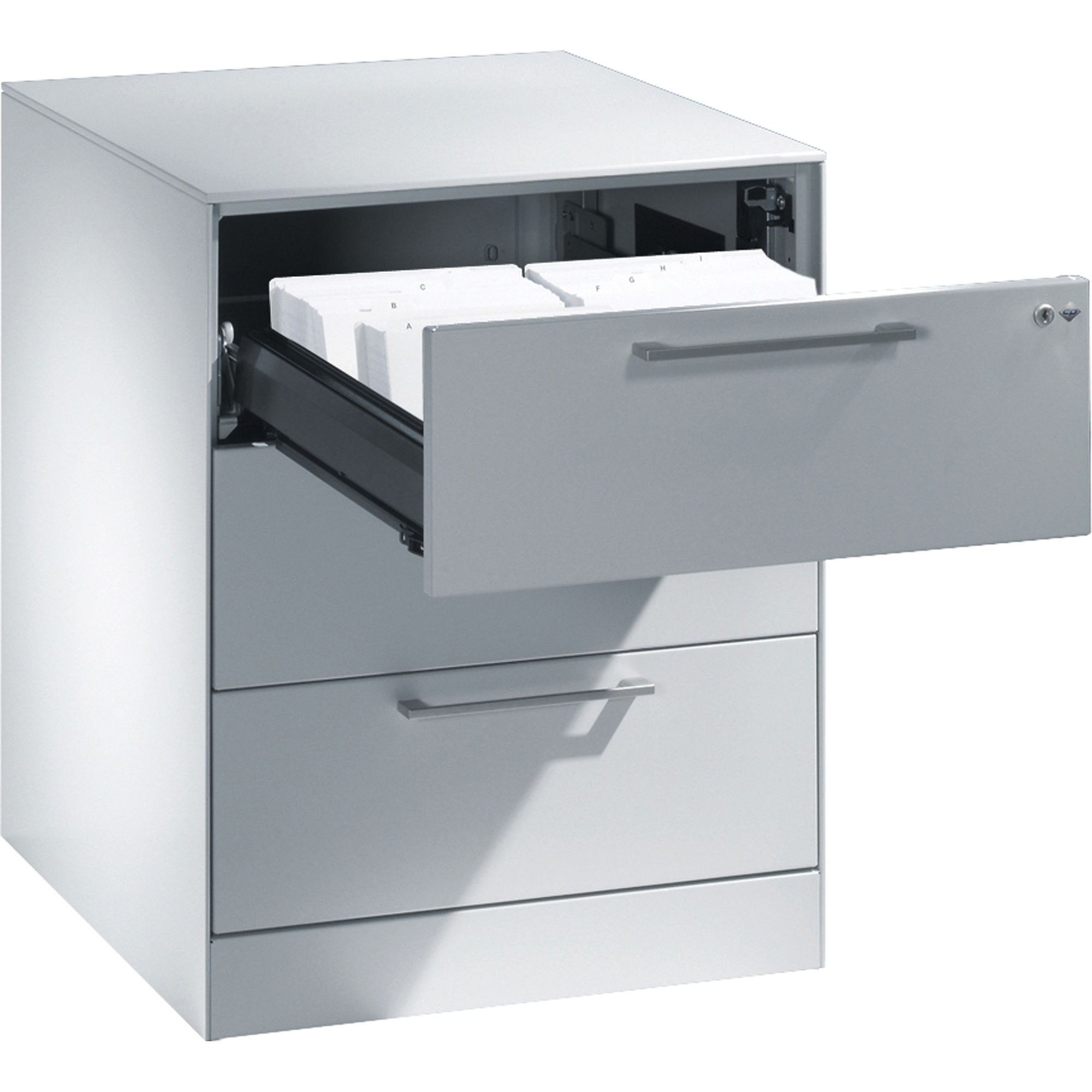 C+P Karteischrank Asisto 562 x 698 x 600 mm (B x H x T) DIN A5 quer — 2