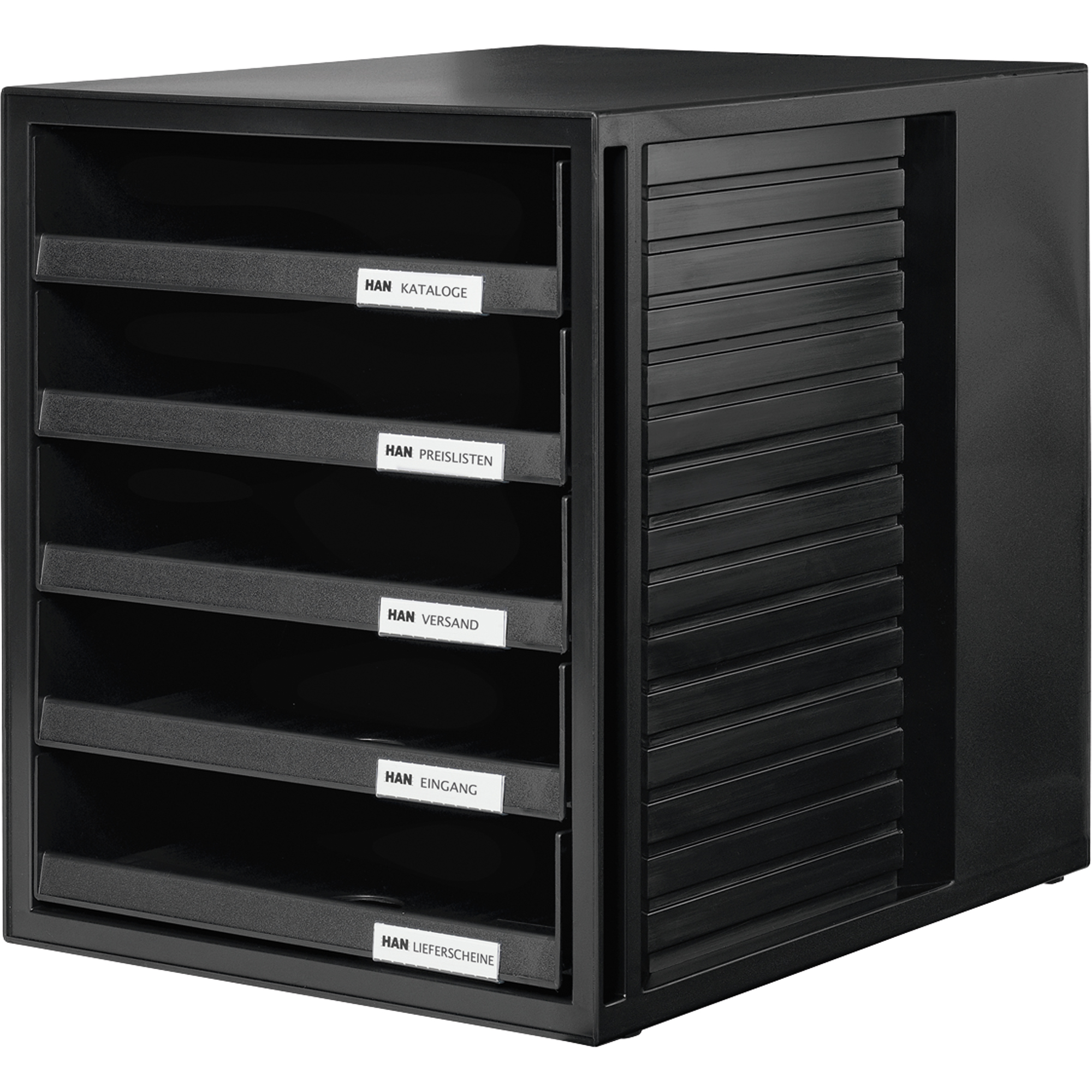 HAN Schubladenbox SCHRANK-SET schwarz — 2