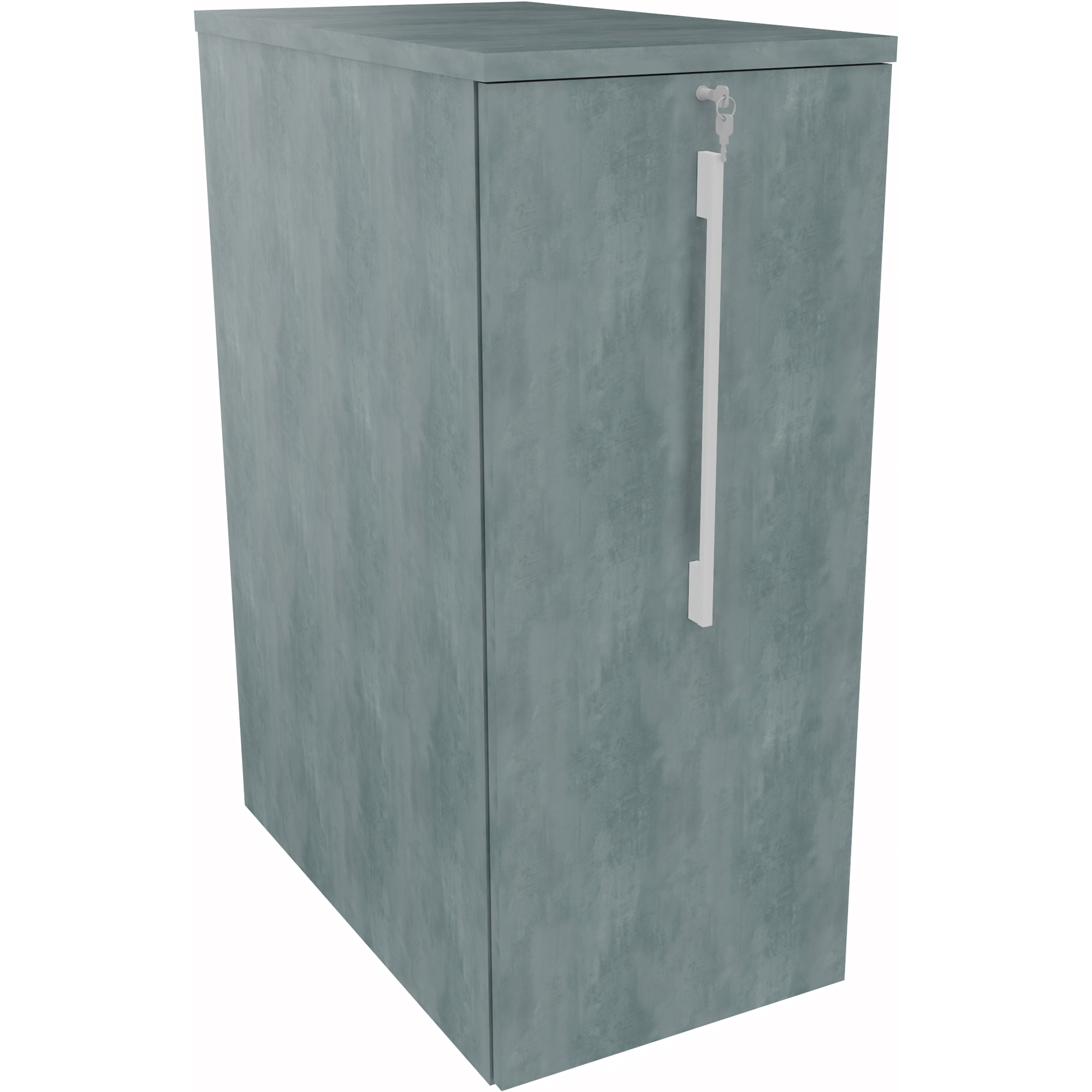 Beistellcontainer 463 x 1.115 x 800 mm (B x H x T) rechts offen — 2