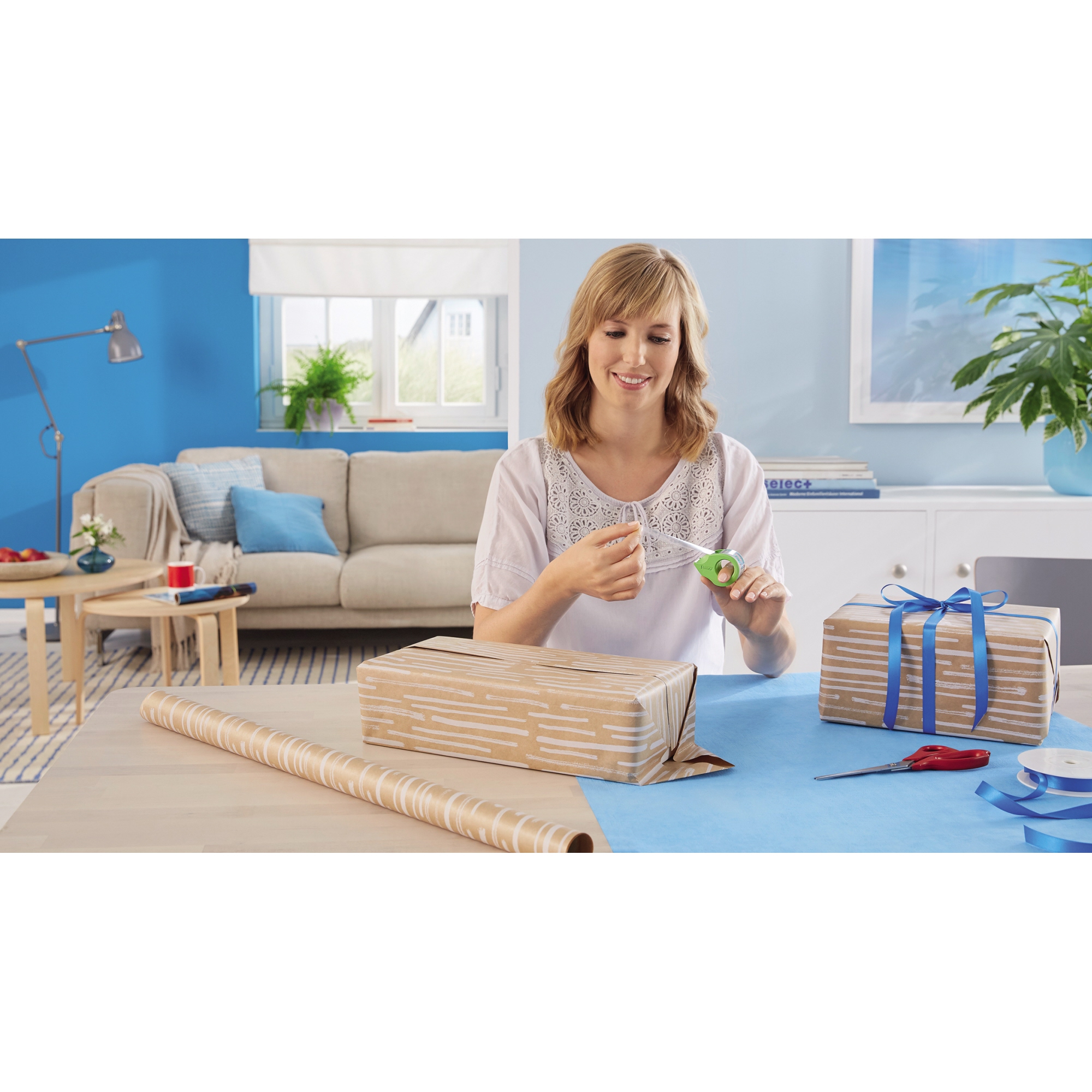 tesa® Handabroller MINI RECYCLED — 2