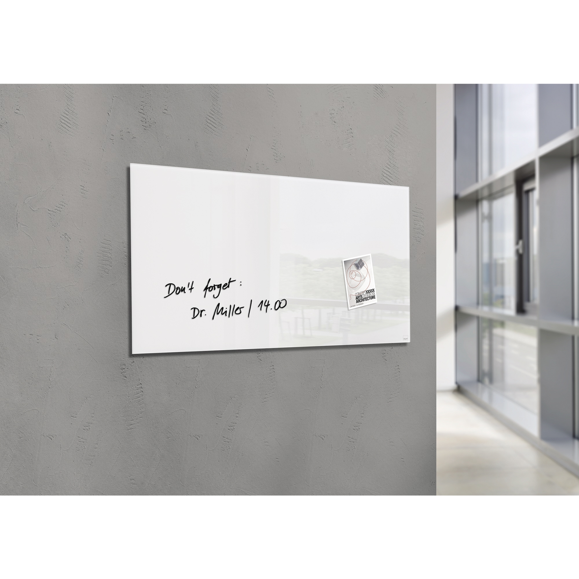 SIGEL Glasboard Artverum 91 x 46 x 1,5 cm (B x H x T) hochglänzend — 2