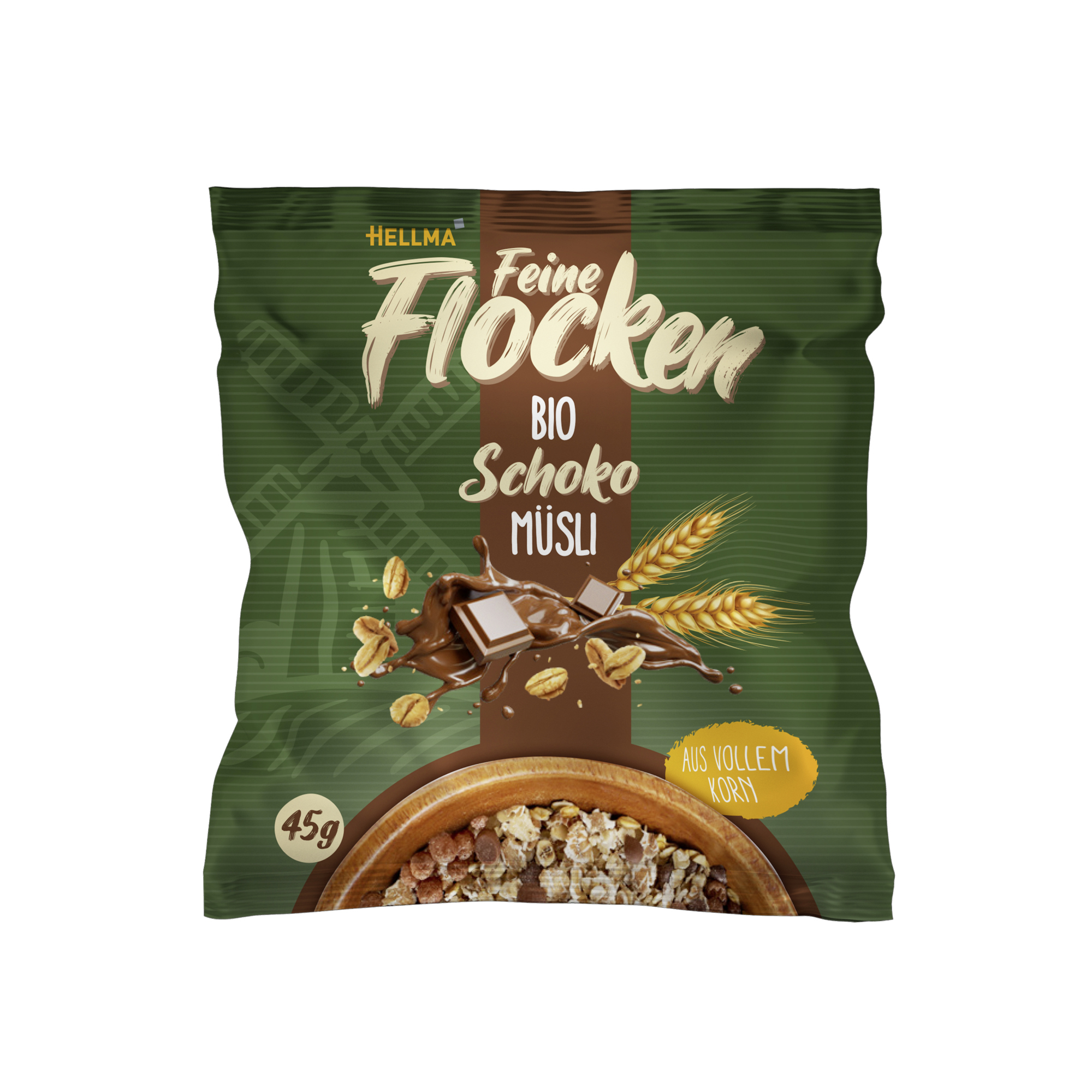 Hellma Müsli BIO Schoko 40 x 45 g/Pack. — 2