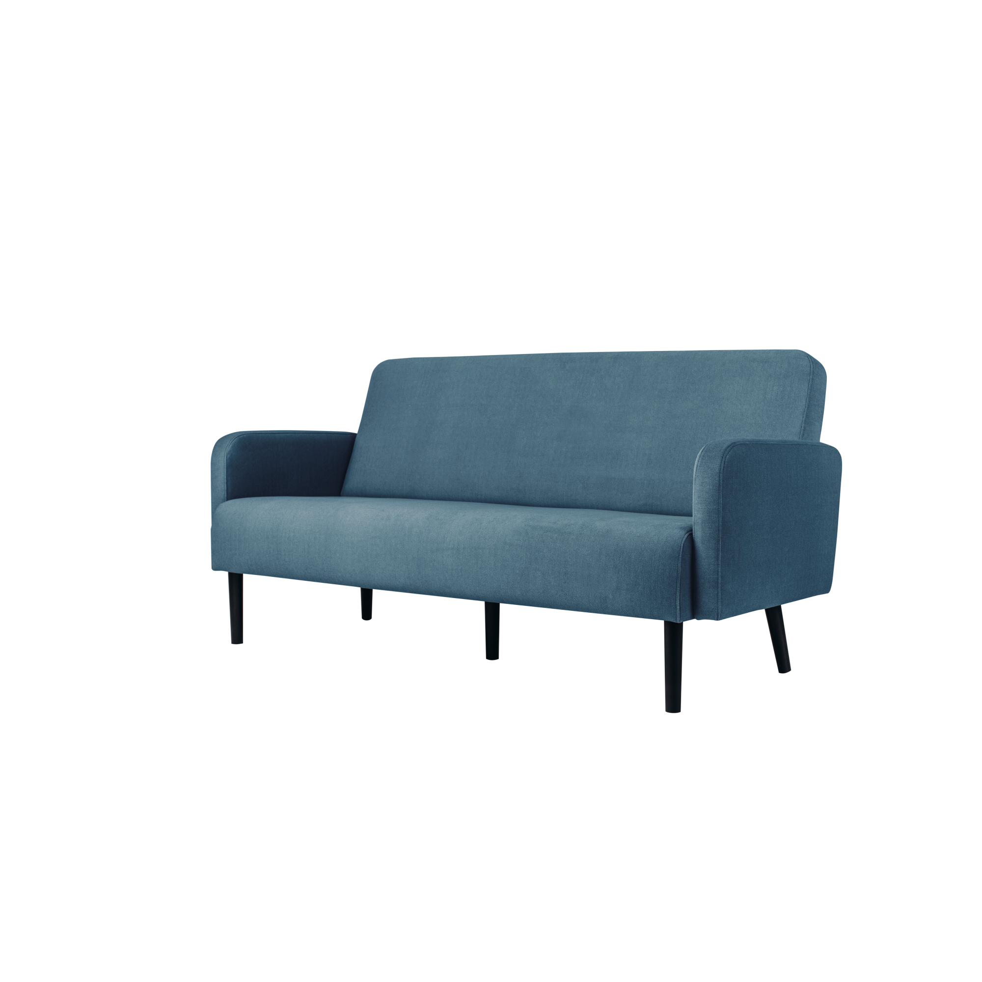 PAPERFLOW 3-Sitzer Sofa LISBOA, Stoffbezug, blau