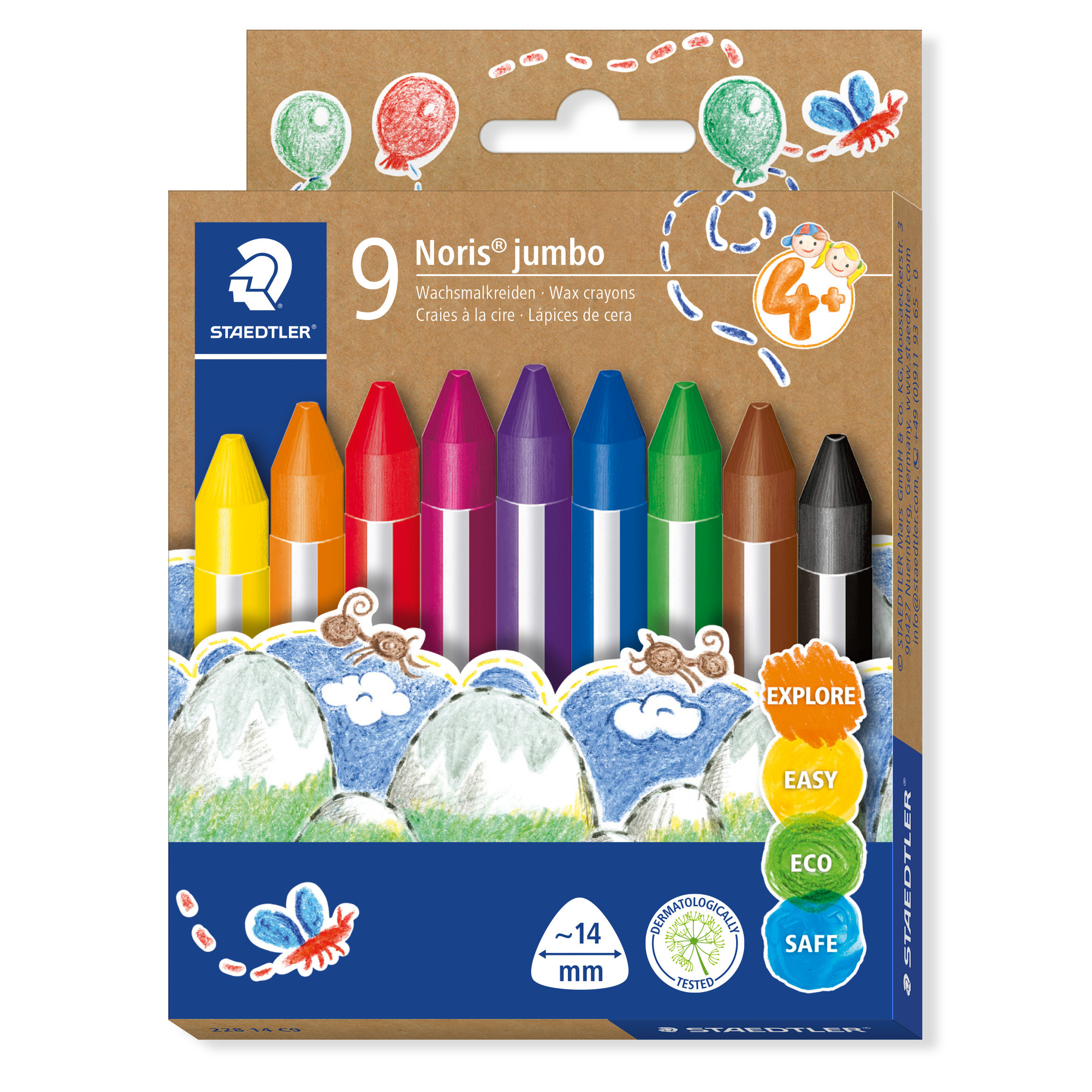 STAEDTLER® Wachsmalstift Noris® jumbo 228 — 2
