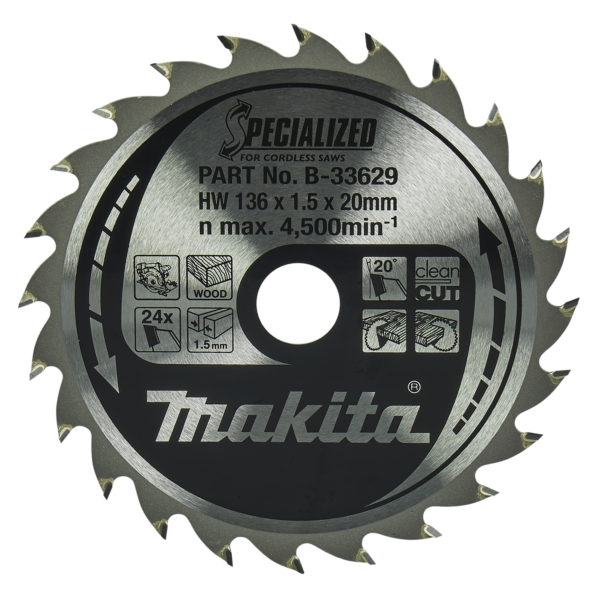 Makita® Sägeblatt SPECIALIZED — 2