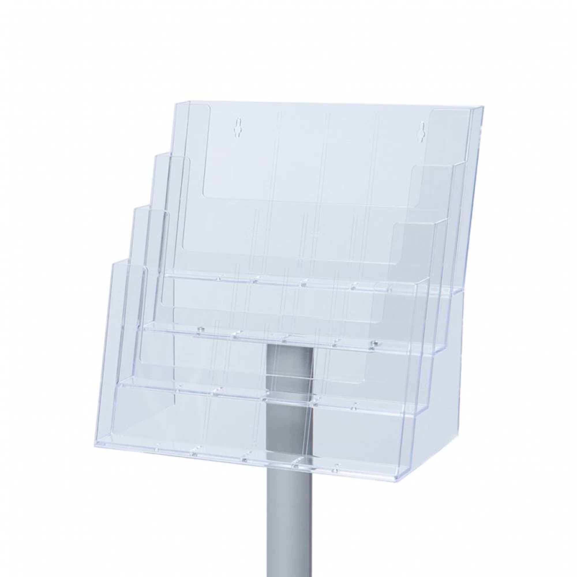 Showdown® Displays Prospektständer 4 x DIN A4, 8 x DIN A5, 12 x 1/3 DIN A4 — 2