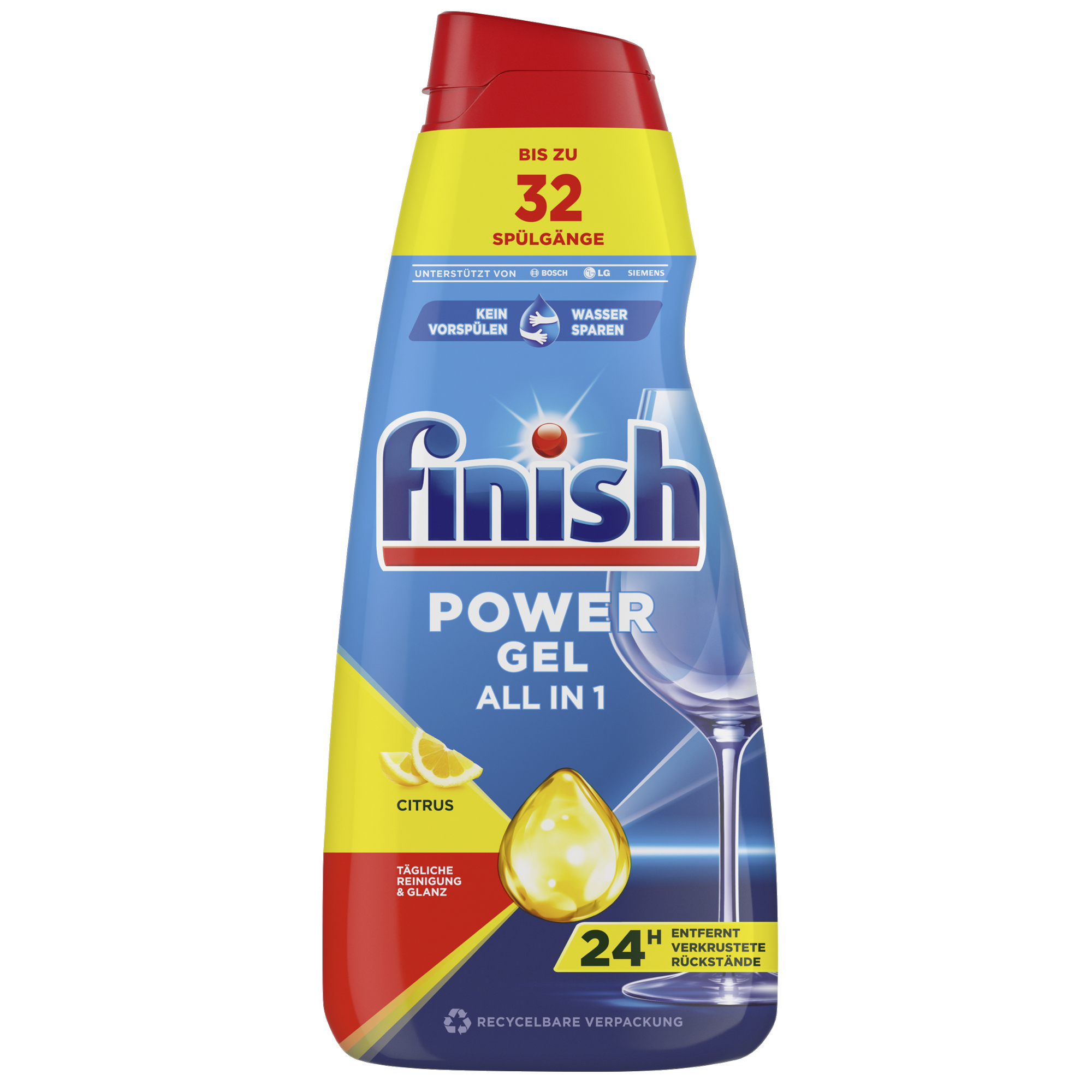 FINISH Maschinengeschirrspülmittel Power All in 1 Gel Citrus — 2