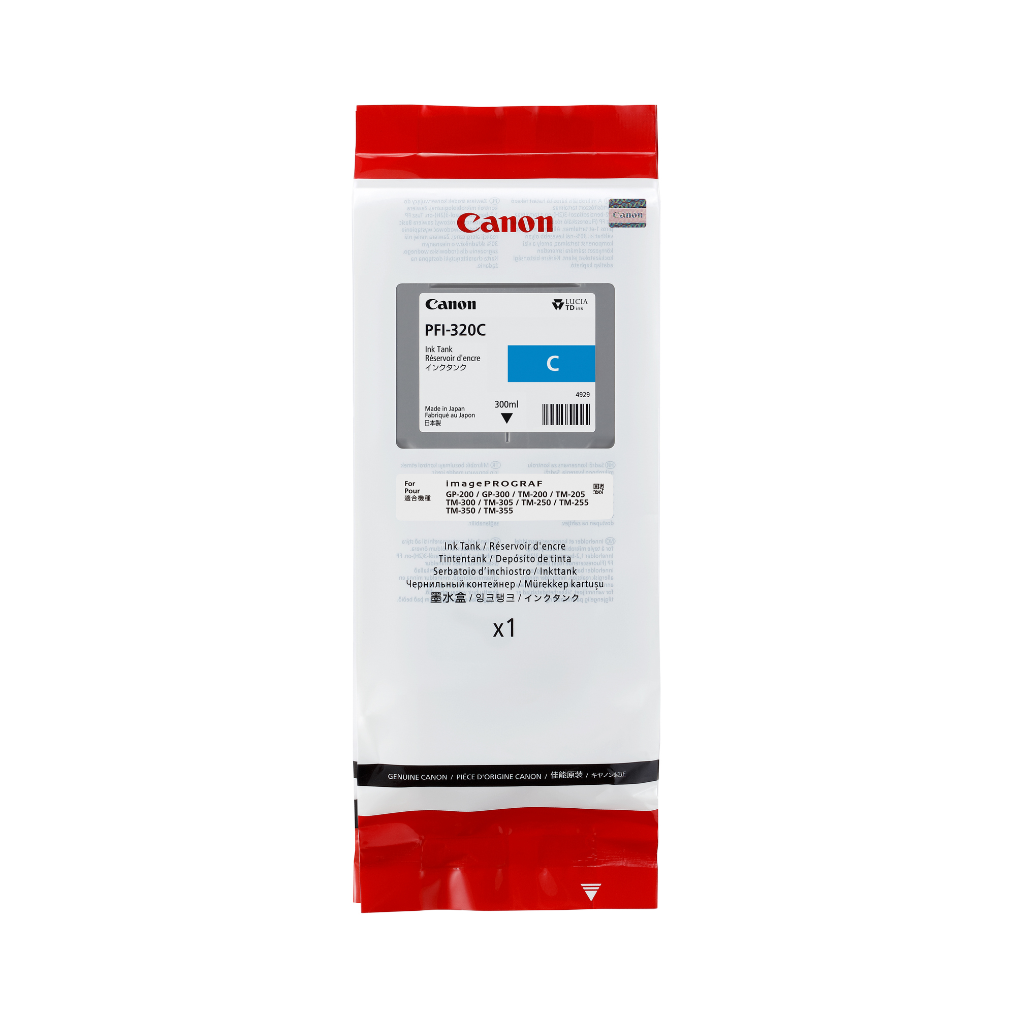 Canon PFI-320C Druckerpatrone 1 Stück(e) Original Cyan