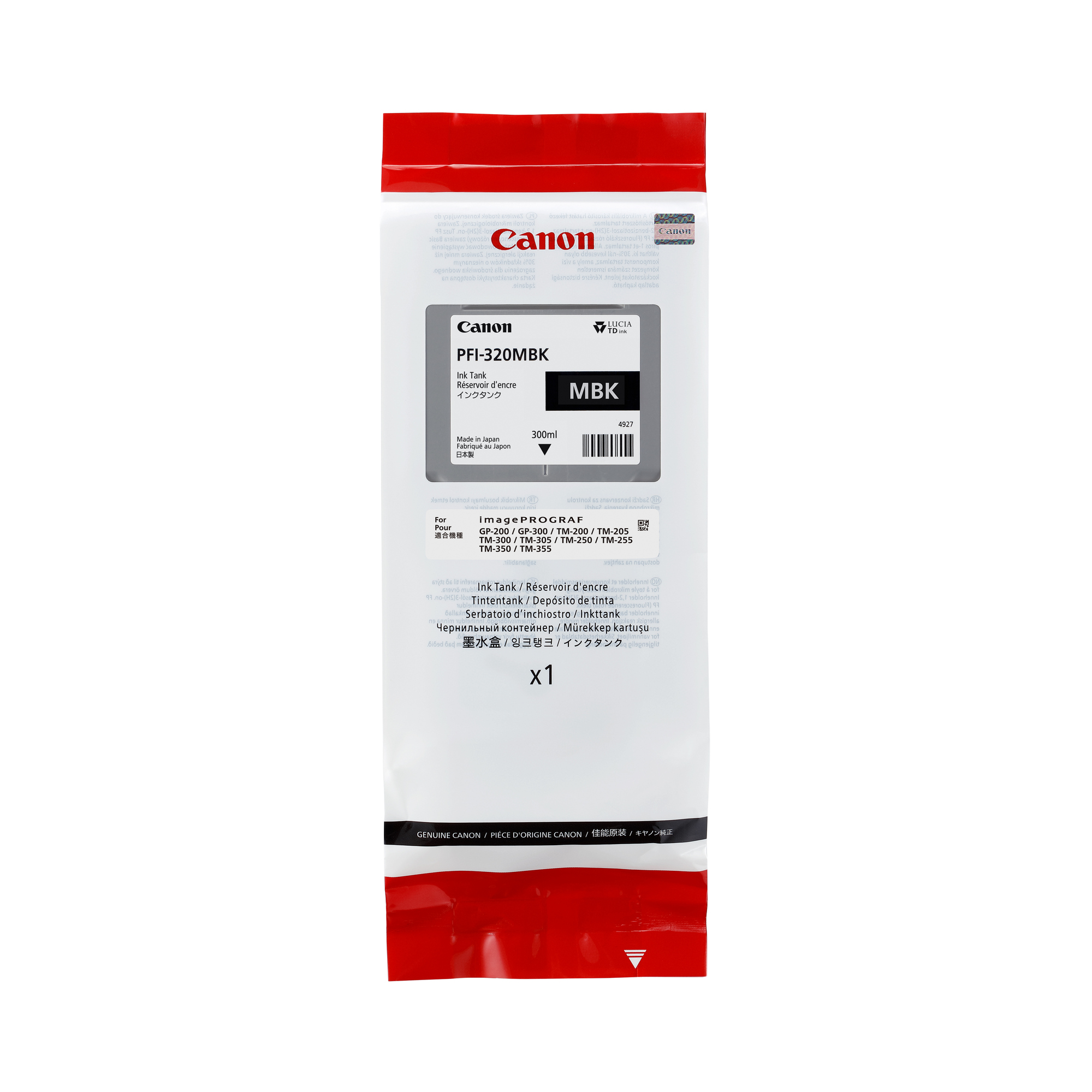 Canon Tintenpatrone PFI-320MBK schwarz matt — 2