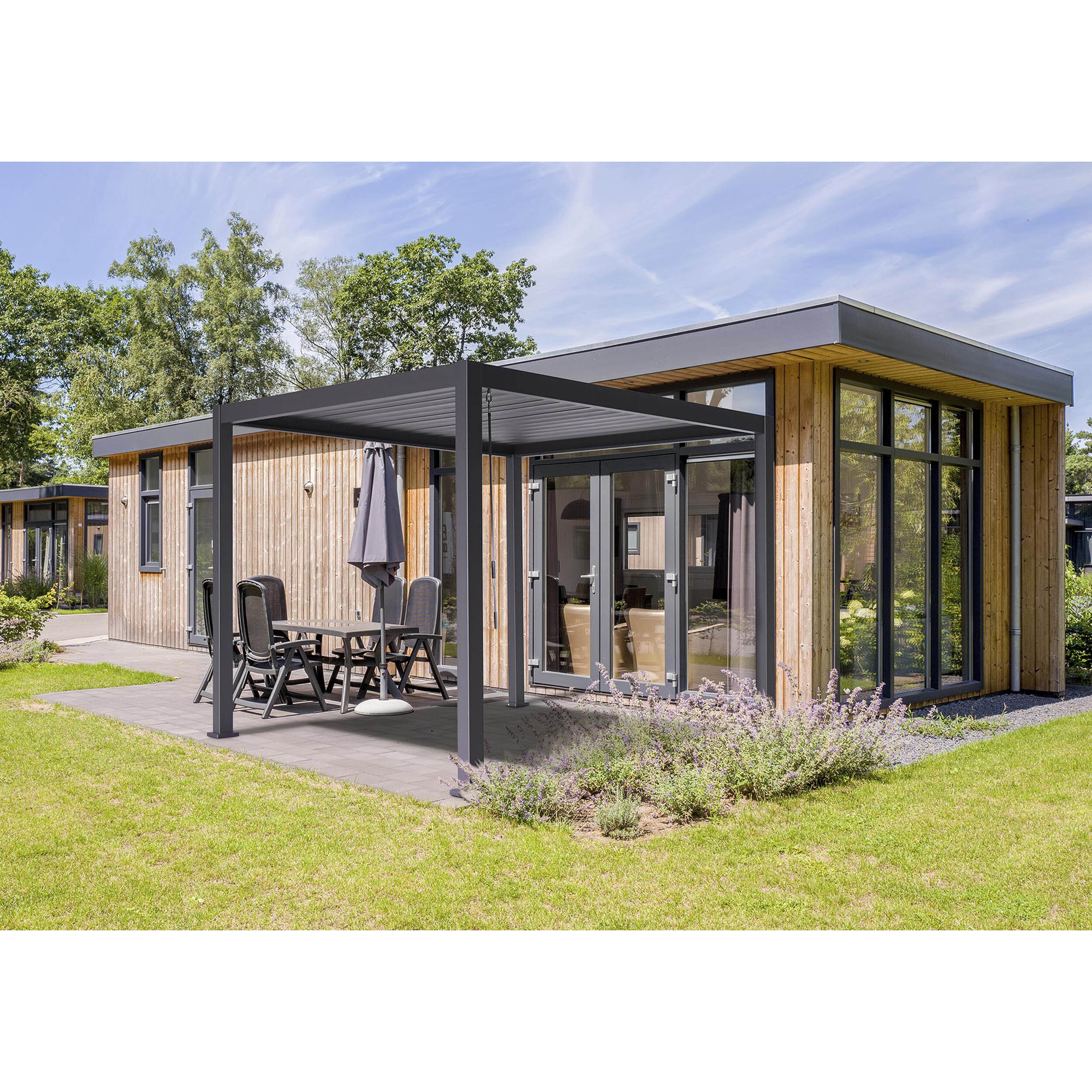 barths Terrassenüberdachung Cadiz 360 x 250 x 530 cm (B x H x T) — 2