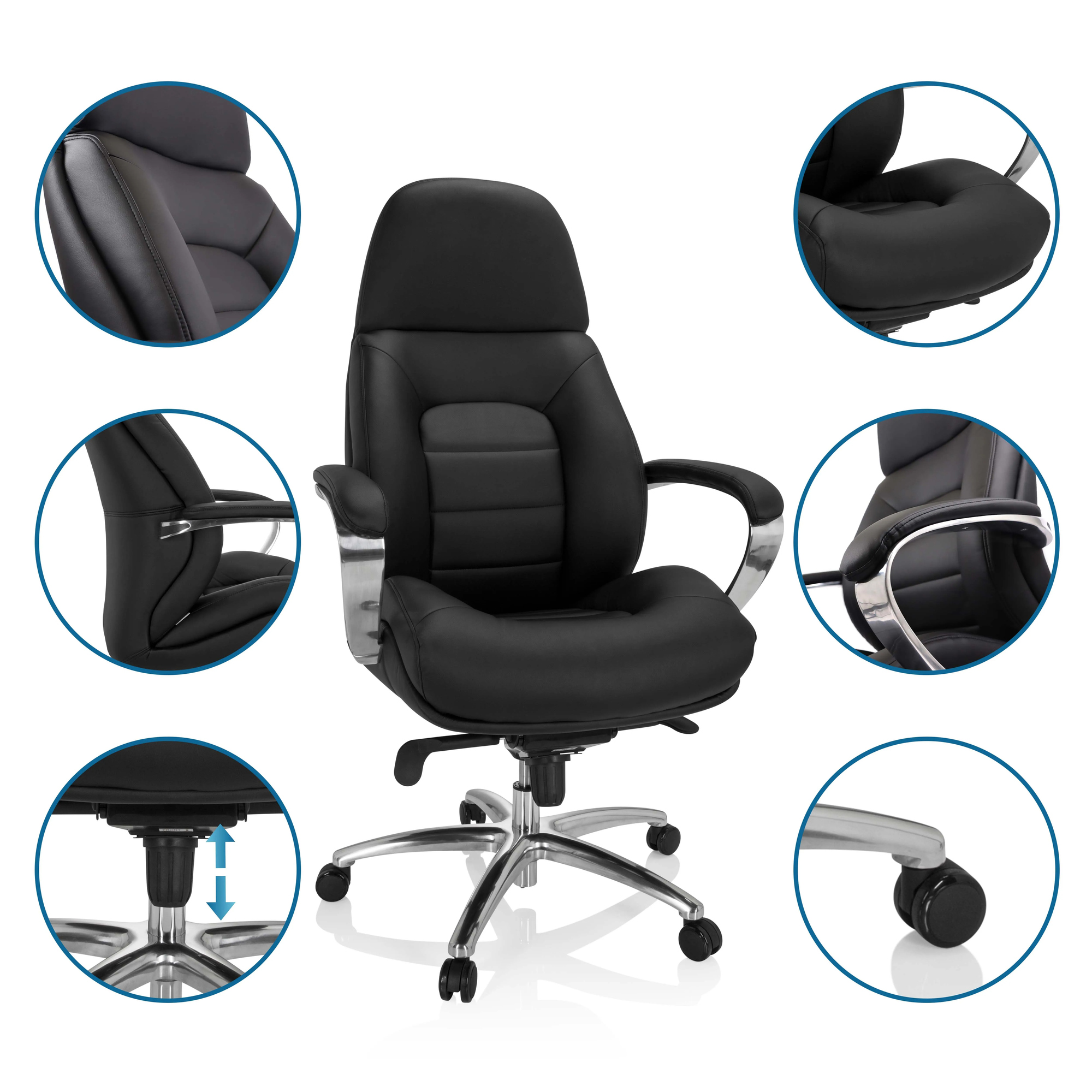hjh OFFICE Chefsessel BRENTON XXL — 2
