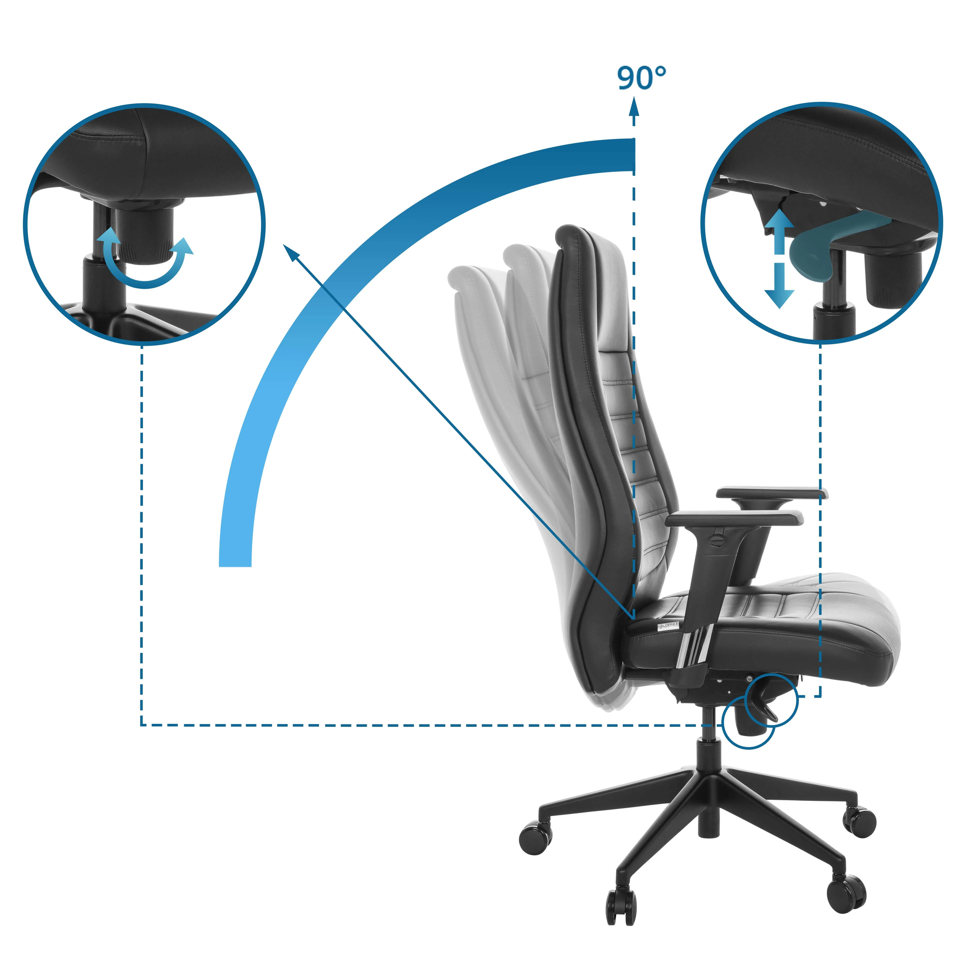 hjh OFFICE Chefsessel VITORO B — 2
