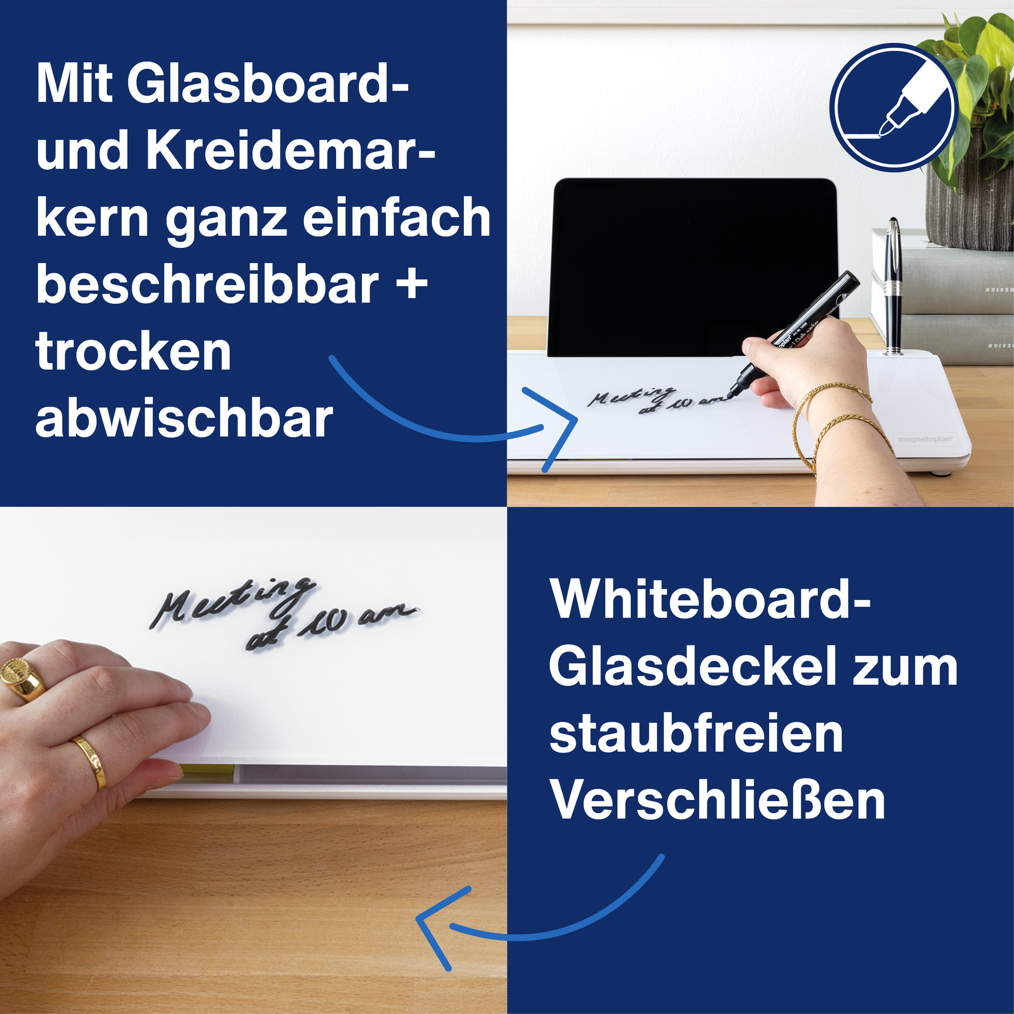 magnetoplan® Memoboard Desk-Organizer — 2