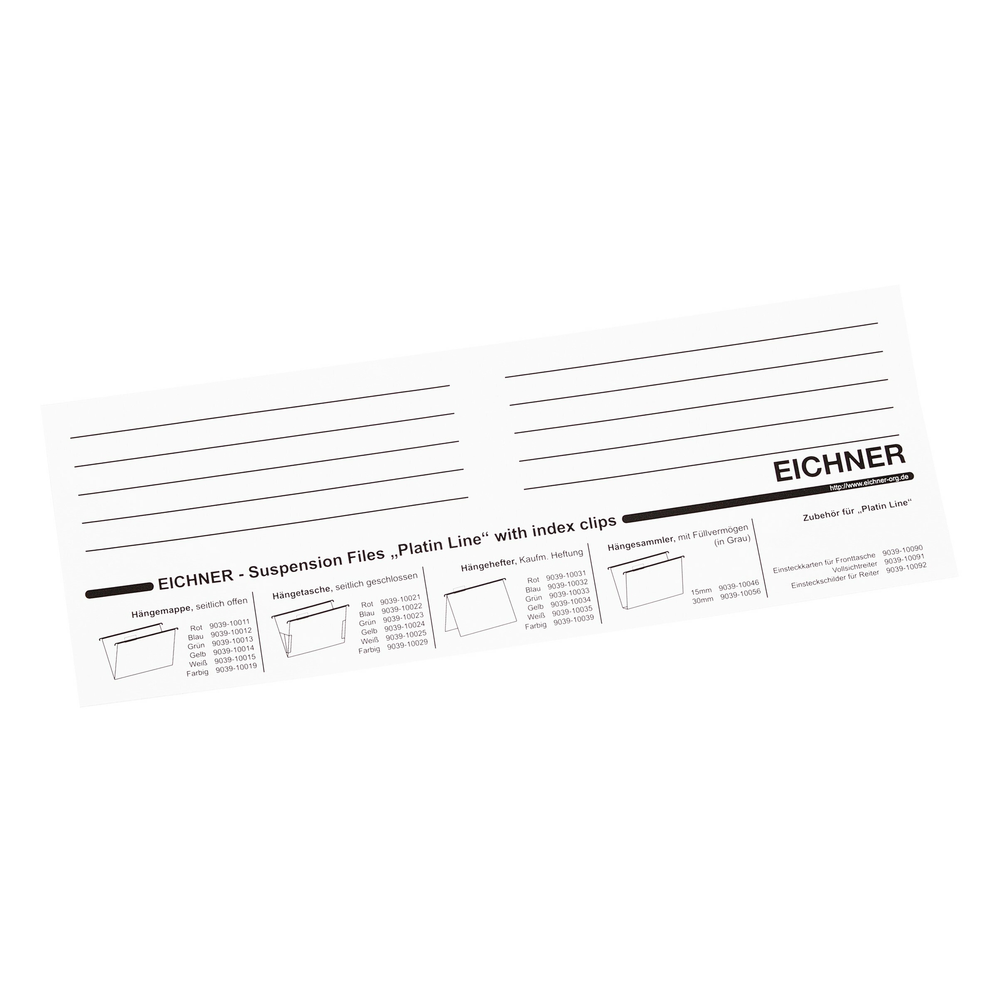 EICHNER Einsteckkarte — 2