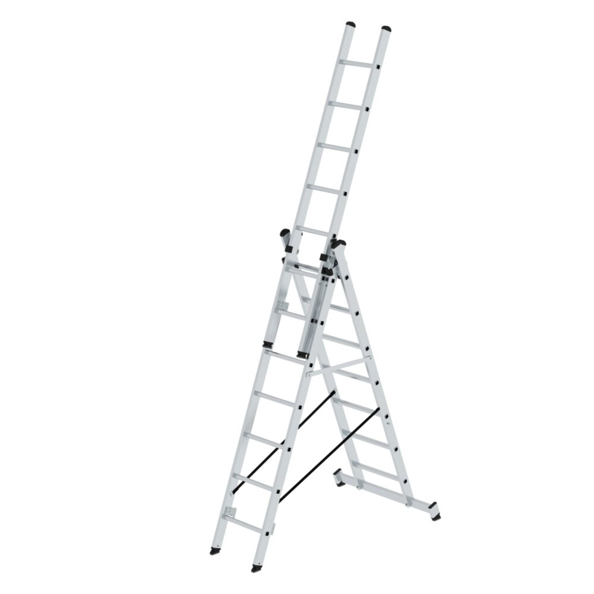 MUNK Multifunktionsleiter 3 x 7 Stufen — 2