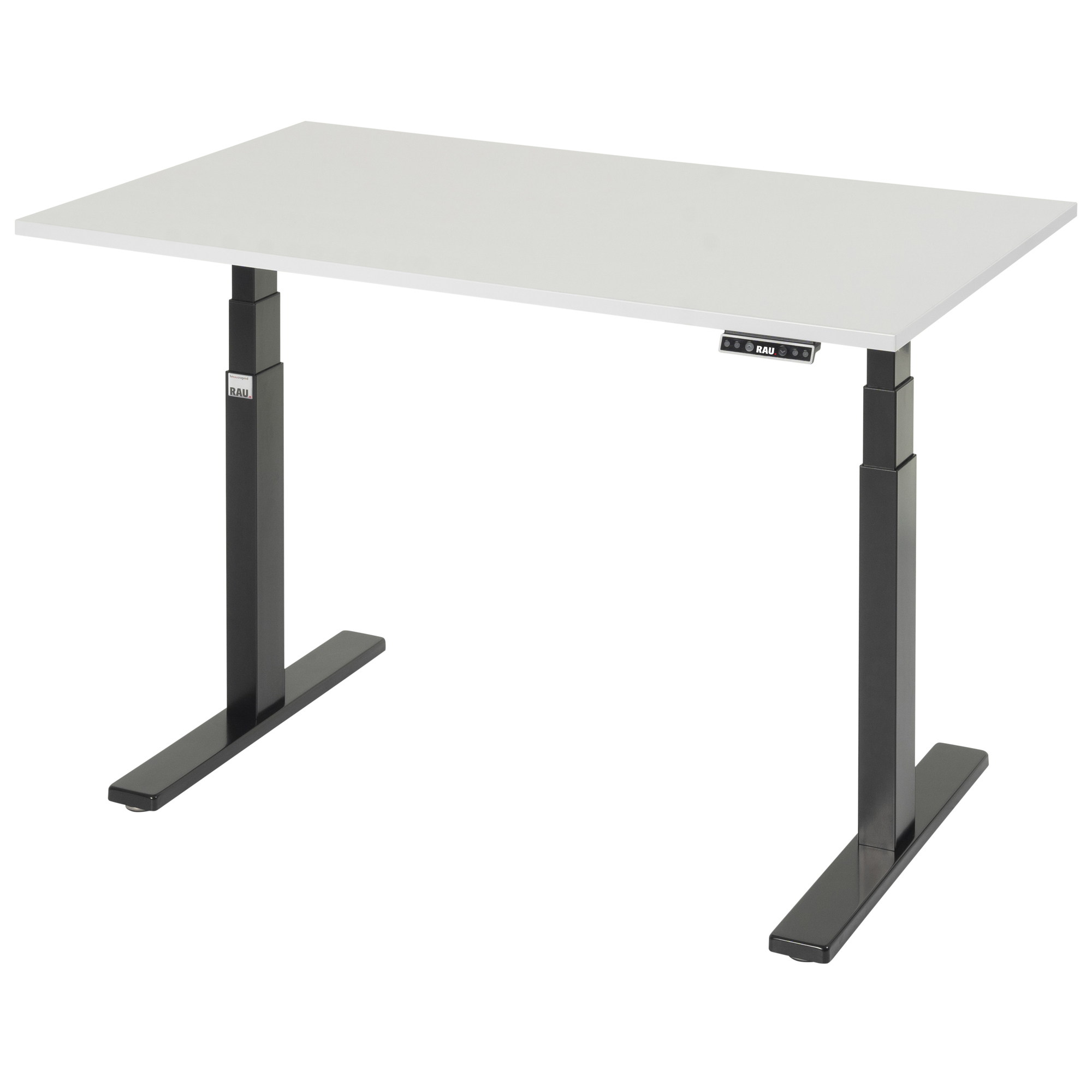 RAU Schreibtisch Adlatus 100 22 cm tiefschwarz — 2