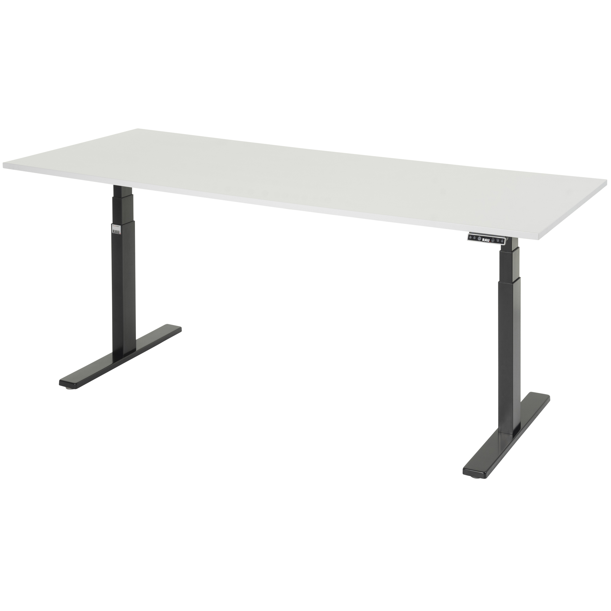 RAU Schreibtisch Adlatus 100 22 cm tiefschwarz — 2