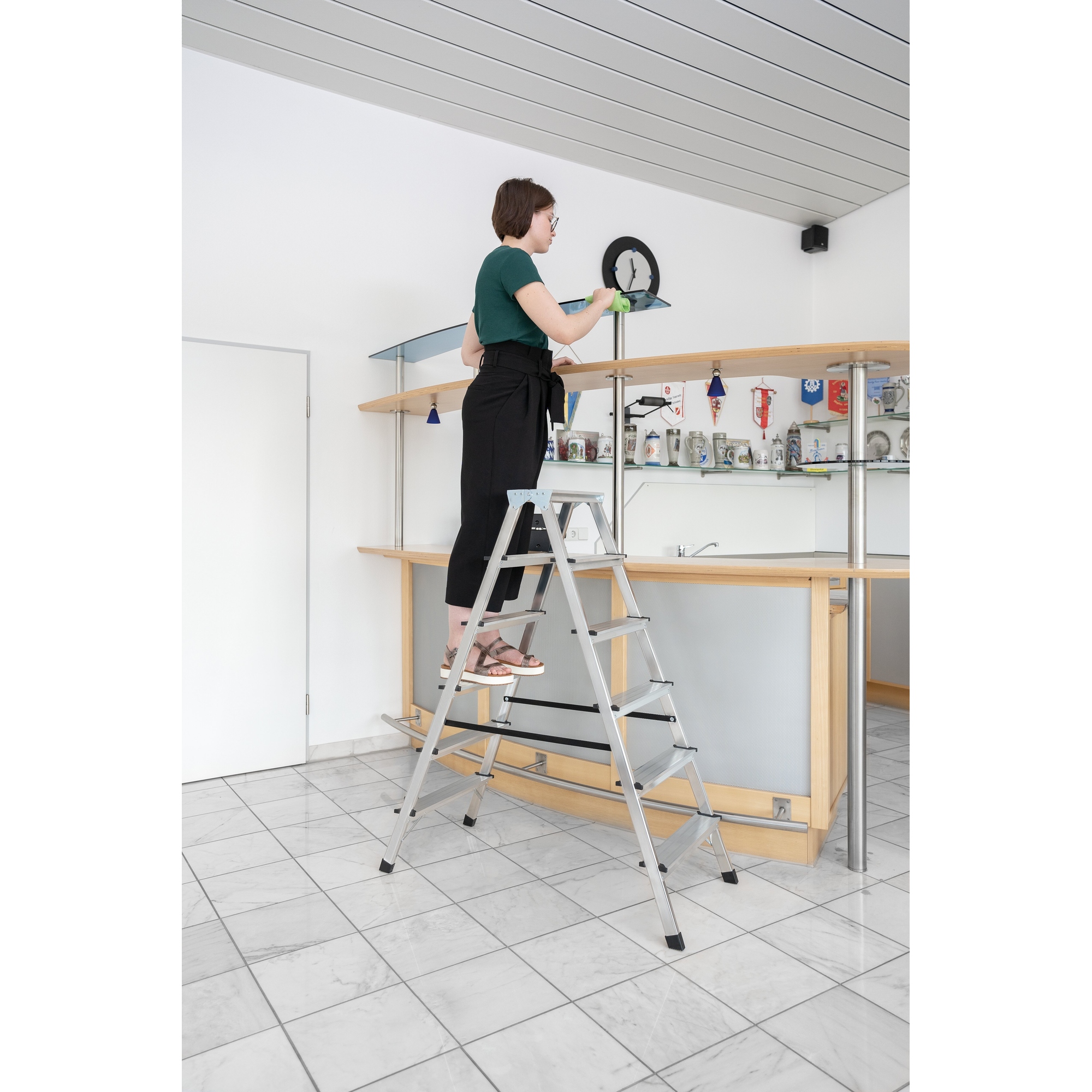 MUNK Stehleiter 2 x 5 Stufen — 2