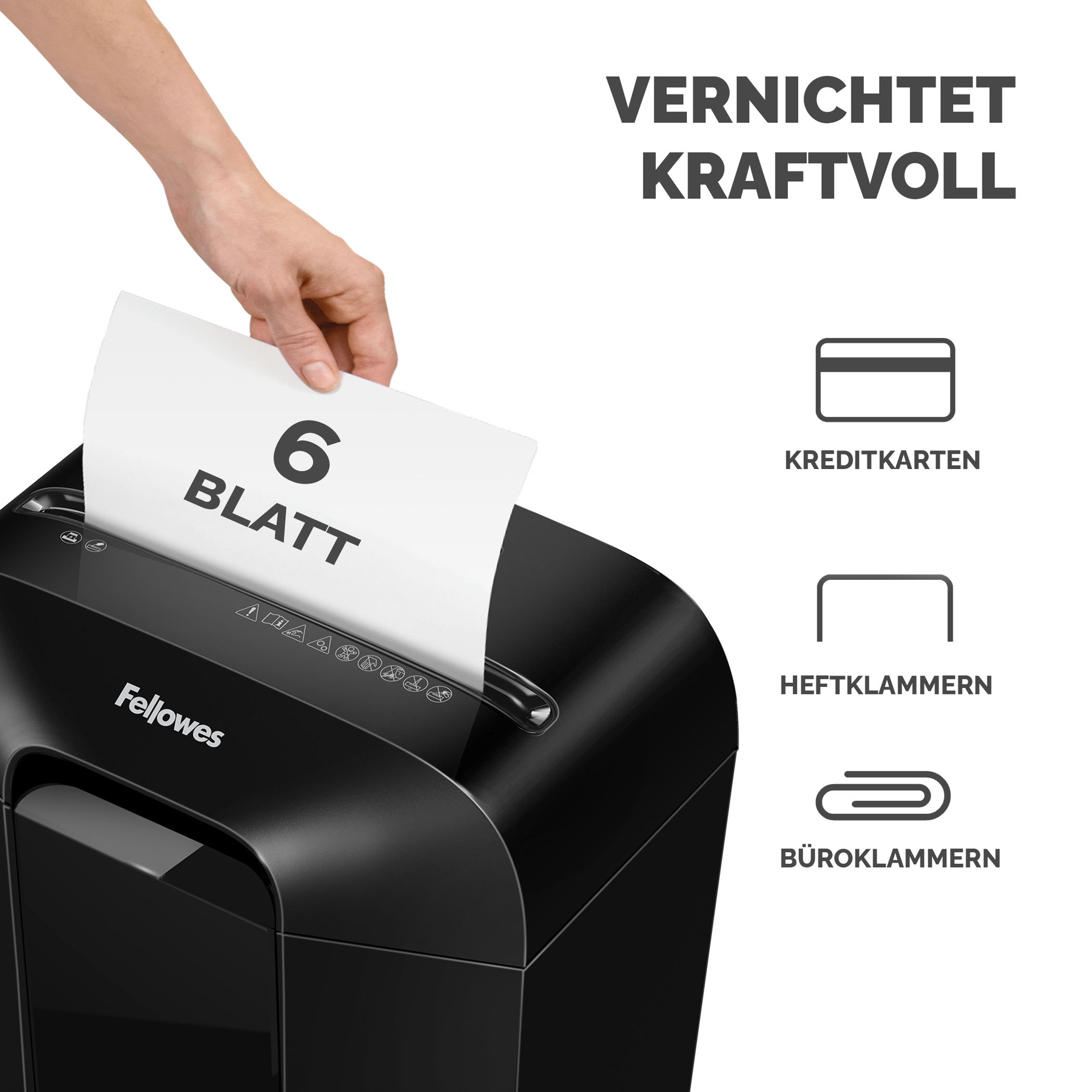 Fellowes® Aktenvernichter Powershred® LX25 — 2