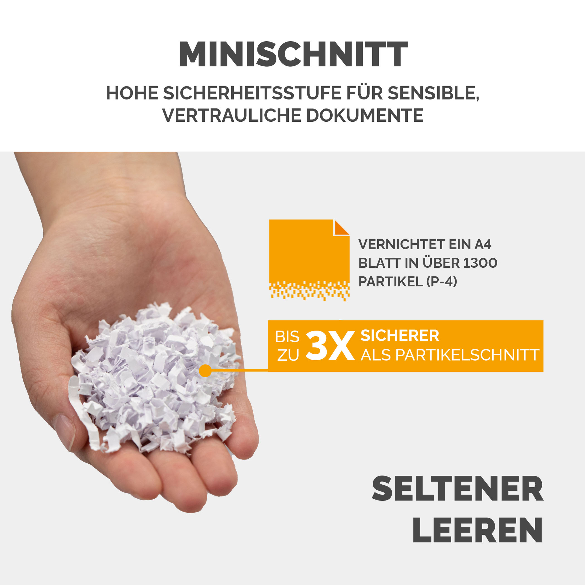 Fellowes® Aktenvernichter AutoMax™ 80M — 2