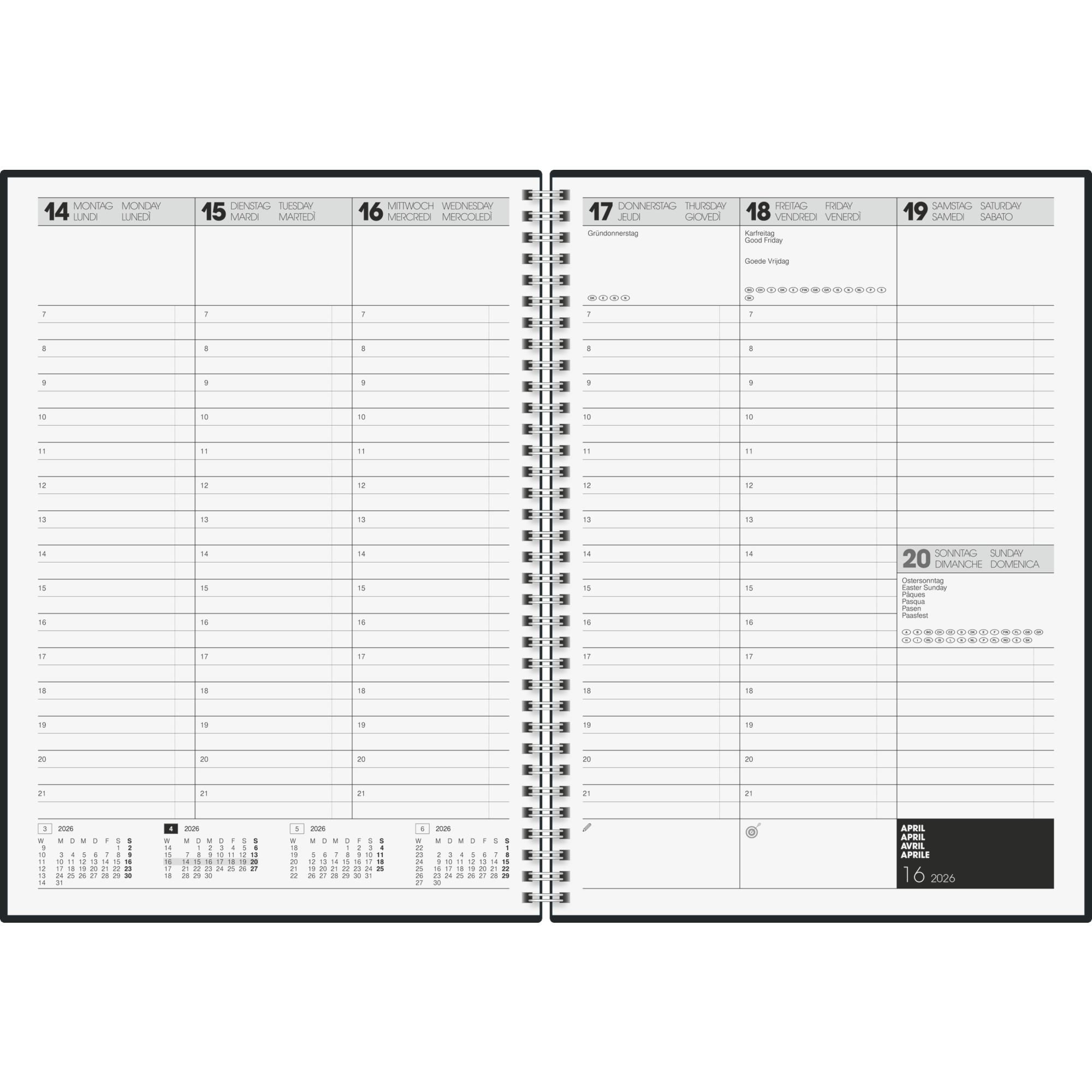 BRUNNEN Buchkalender 781 2026 — 2