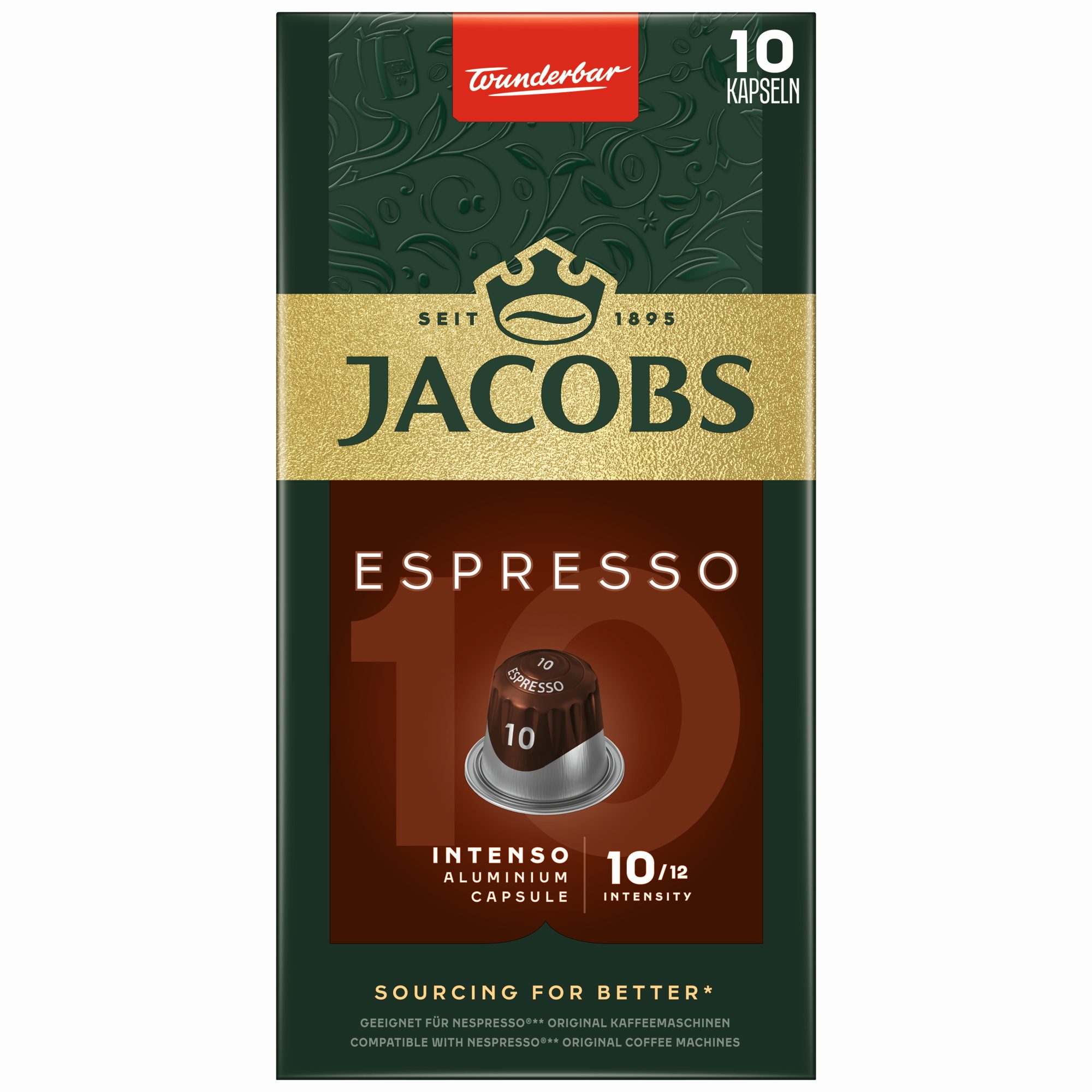 JACOBS Espressokapsel 10 Intenso — 2