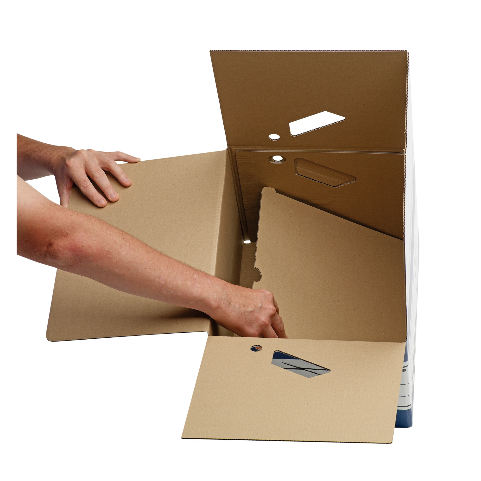 Fellowes Bankers Box System Ergo Storage Box Blue Pack 10 - 0038801