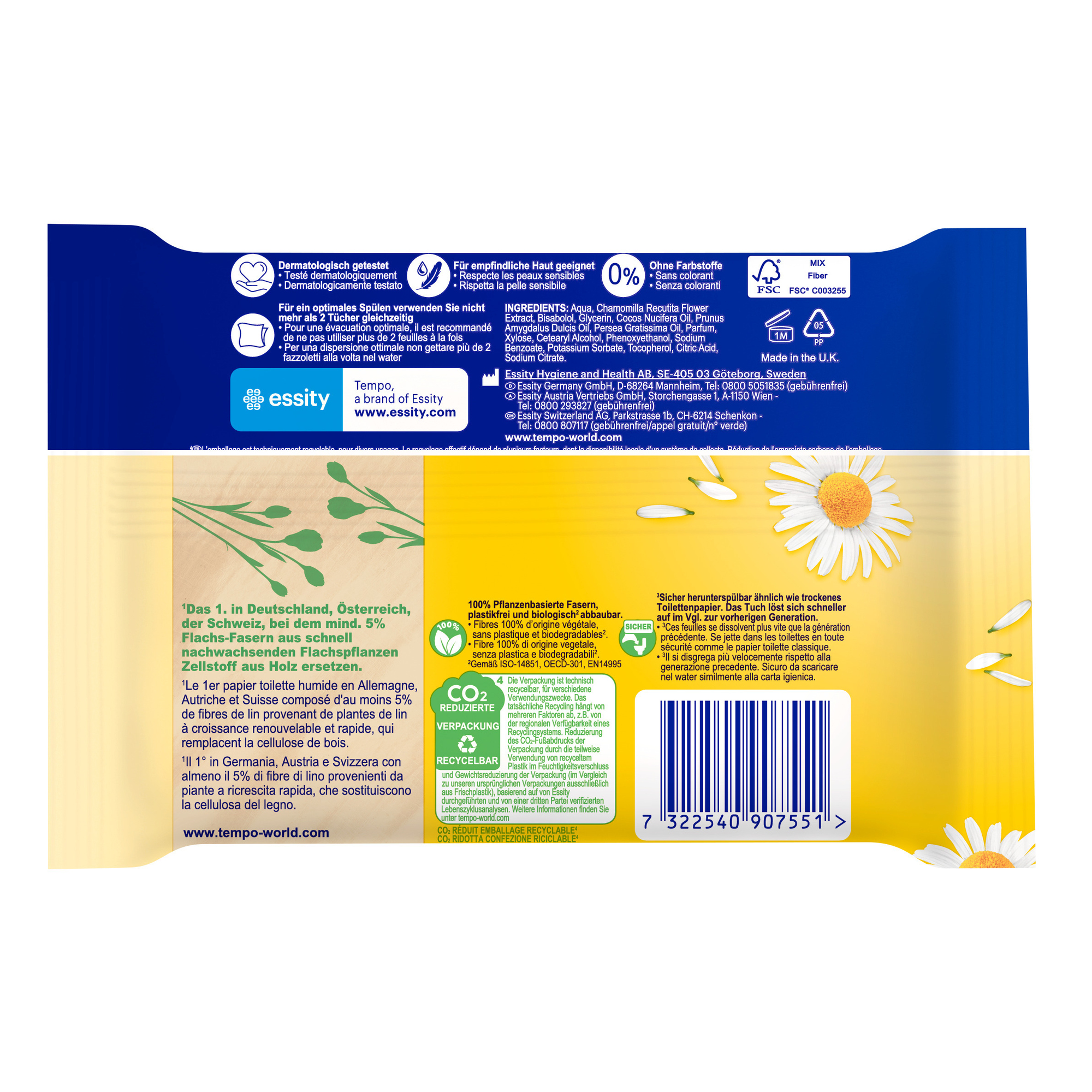 Tempo® Feuchtes Toilettenpapier Sanft & Pflegend — 2