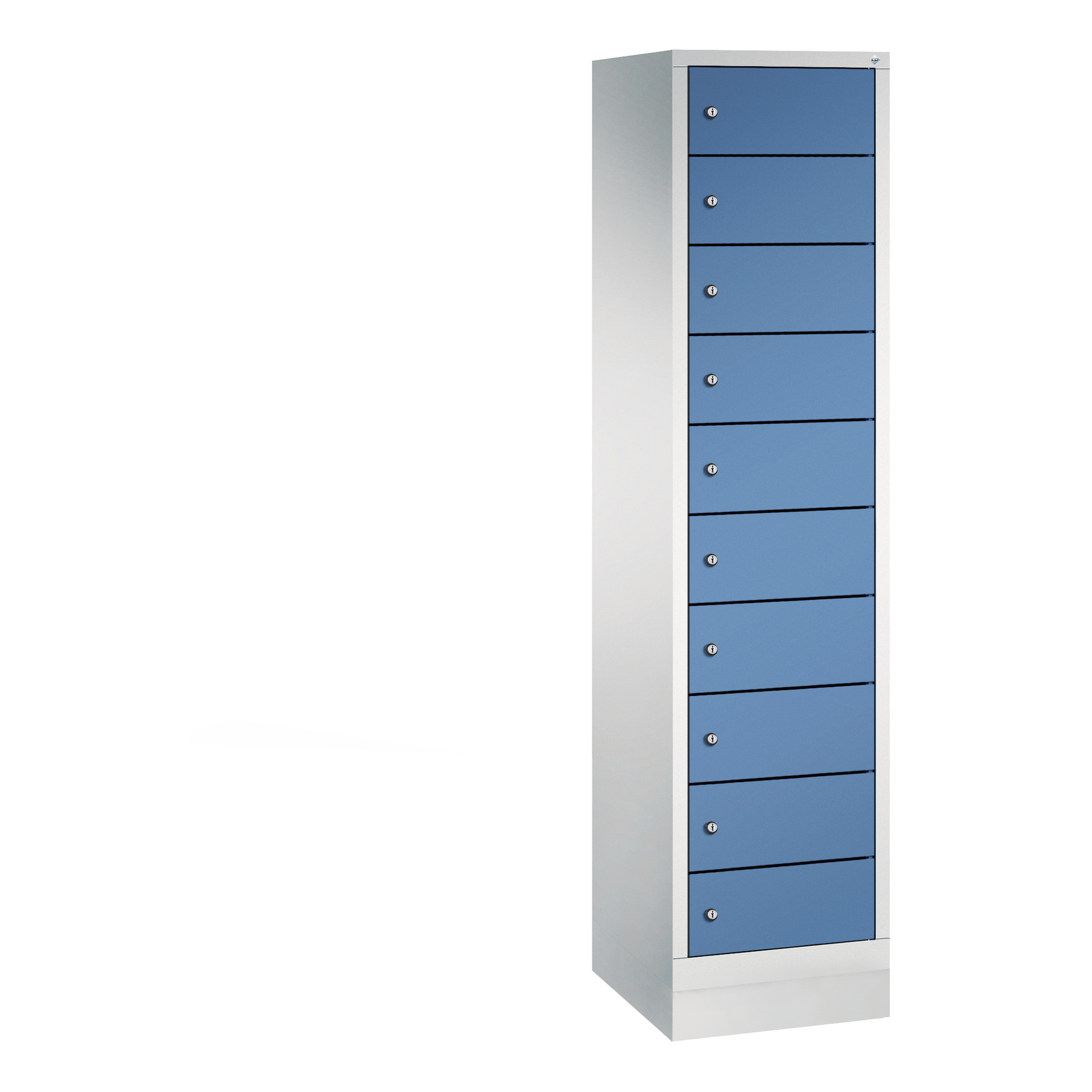 C+P Schließfachschrank Evolo48 mit Sockel 10 Fächer — 2