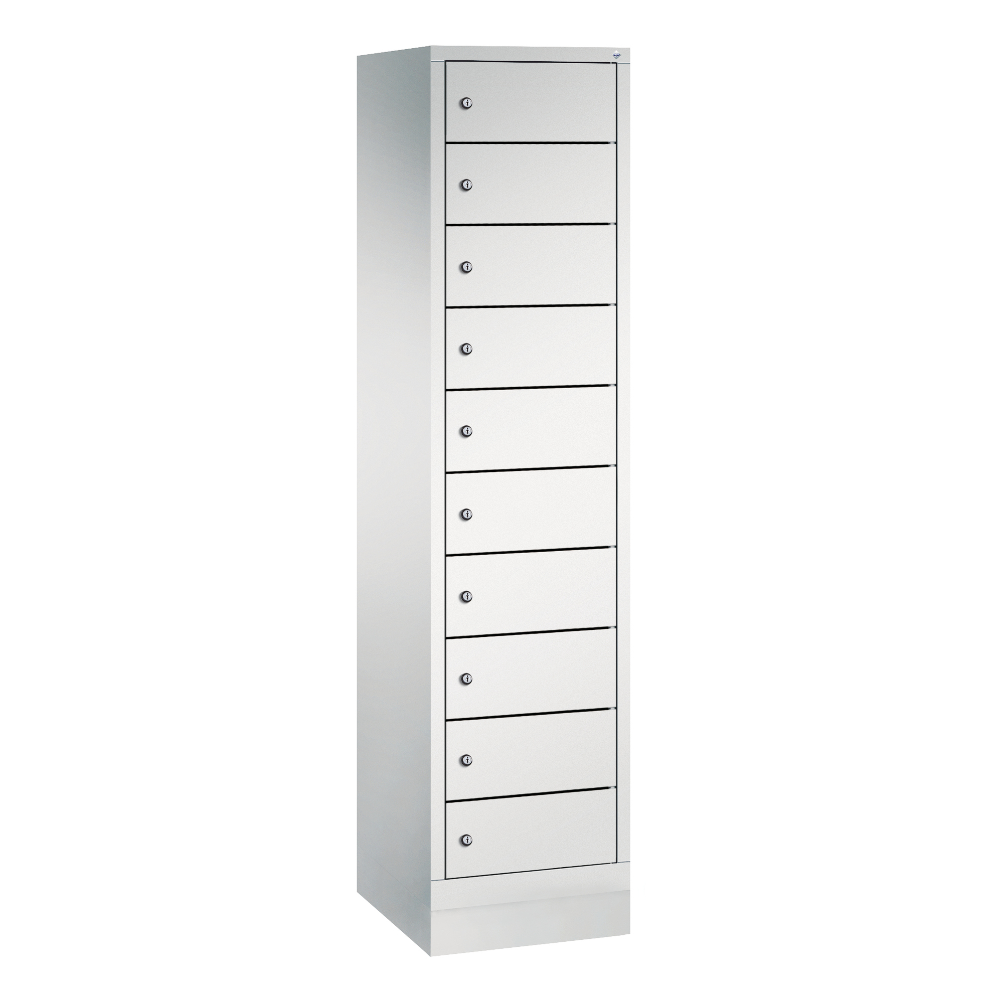 C+P Schließfachschrank Evolo48 mit Sockel 10 Fächer — 2