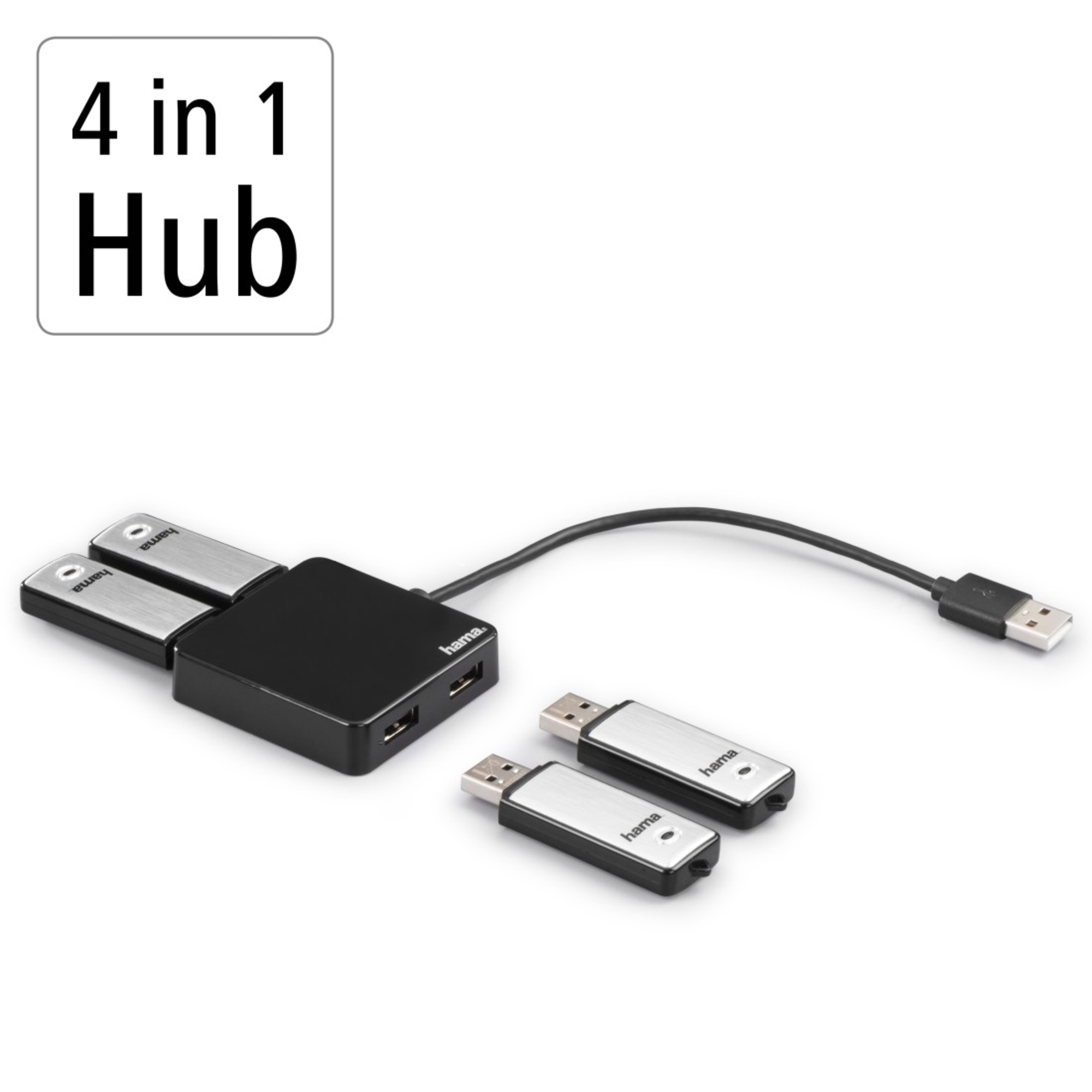 Hama USB-Hub USB-A — 2