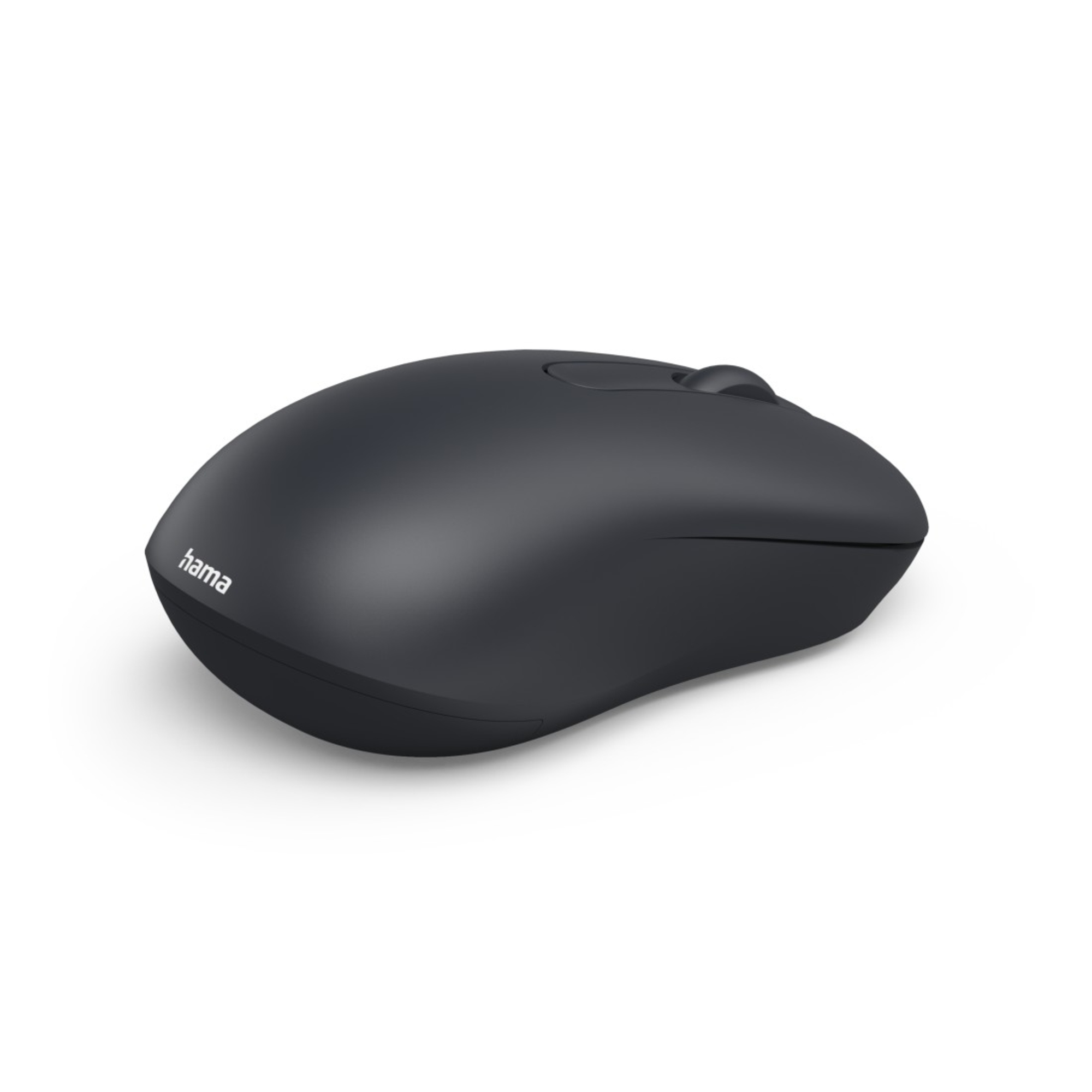 Hama WM-100 Maus Kabellos Optisch Schwarz 3 Tasten 1200 dpi Geräuscharme Tasten