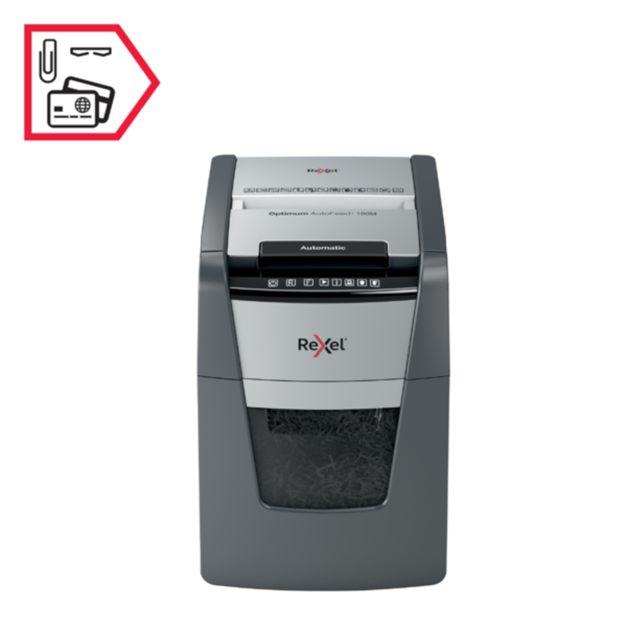 Rexel® Aktenvernichter Optimum AutoFeed+ 100M — 2